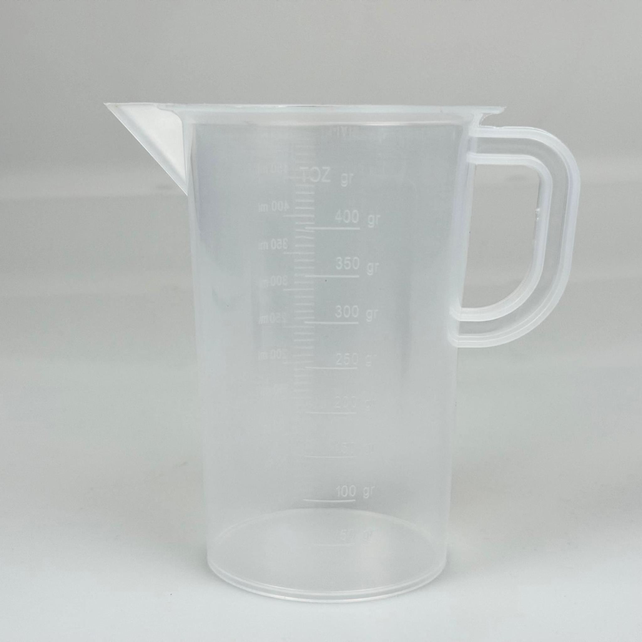 500 ML SIVI , 400 GR TOZ İÇİN ÖLÇÜ KABI - SAĞLAM SAPLI PLASTİK ÖLÇÜ MAŞRAPA - 0,5 LT DERECELİ EKO ÖLÇEK - YARIM LİTRE ÖLÇÜ ALETİ