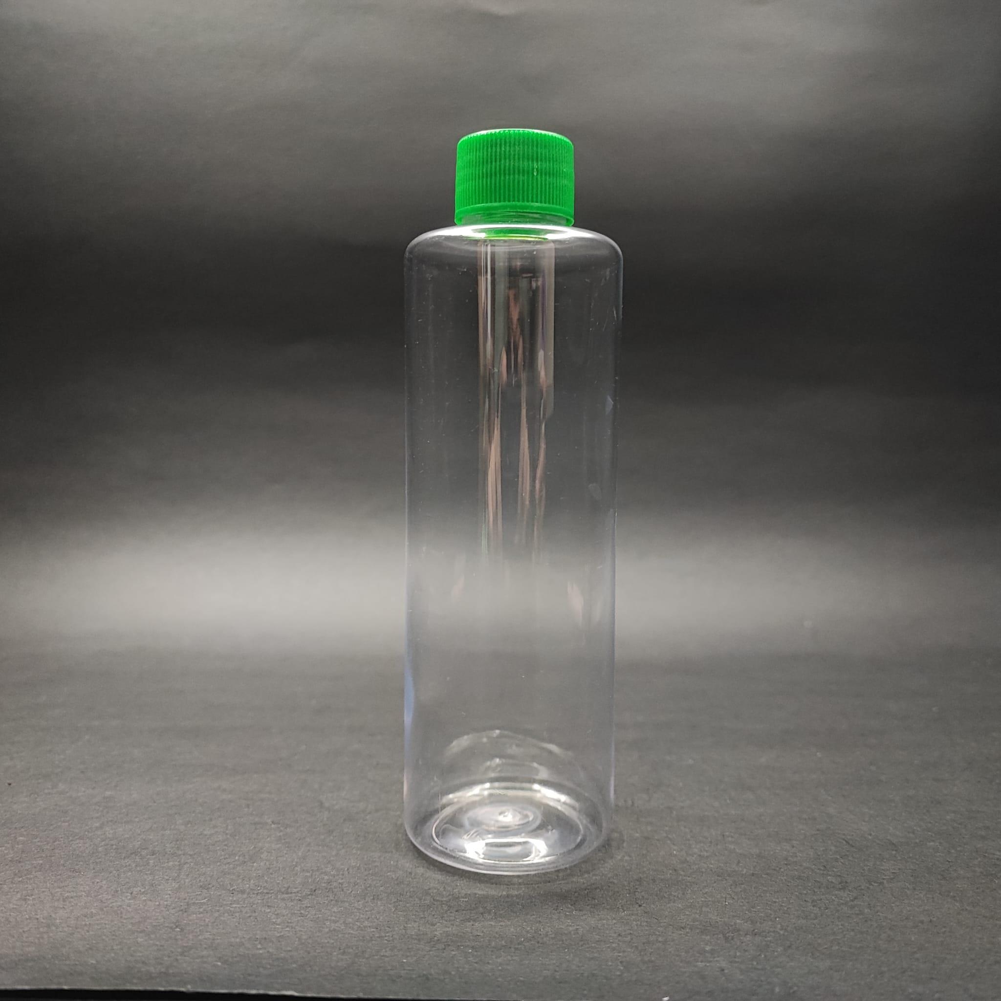 250 CC PET ŞİŞE - CONTALI YEŞİL KAPAKLI - 250 ML KAPAKLI PLASTİK ŞİŞE