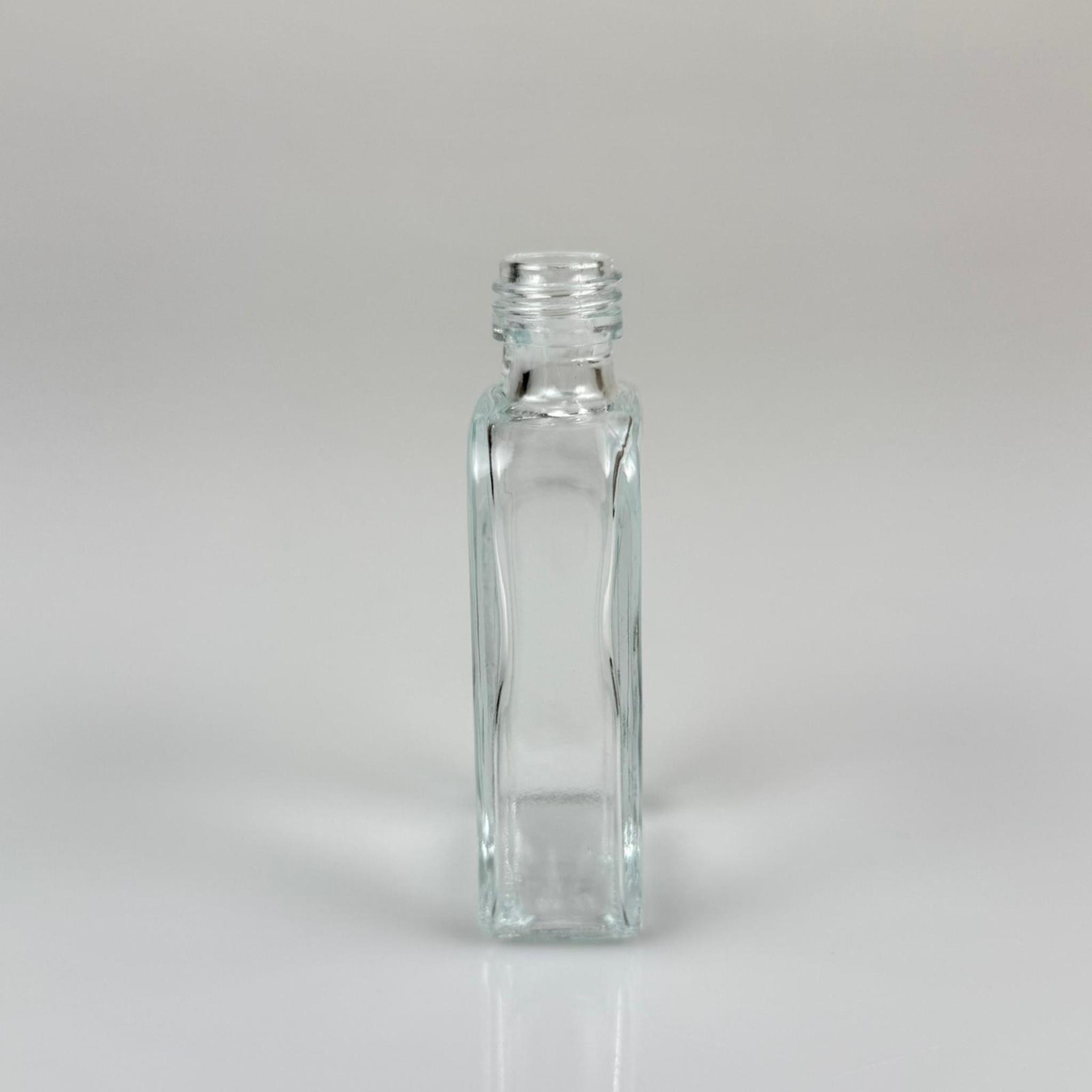 40 CC YASSI DİKDÖRTGEN CAM ŞİŞE - 18 MM AĞIZ - 40 ML PRESTİJLİ ŞİŞE