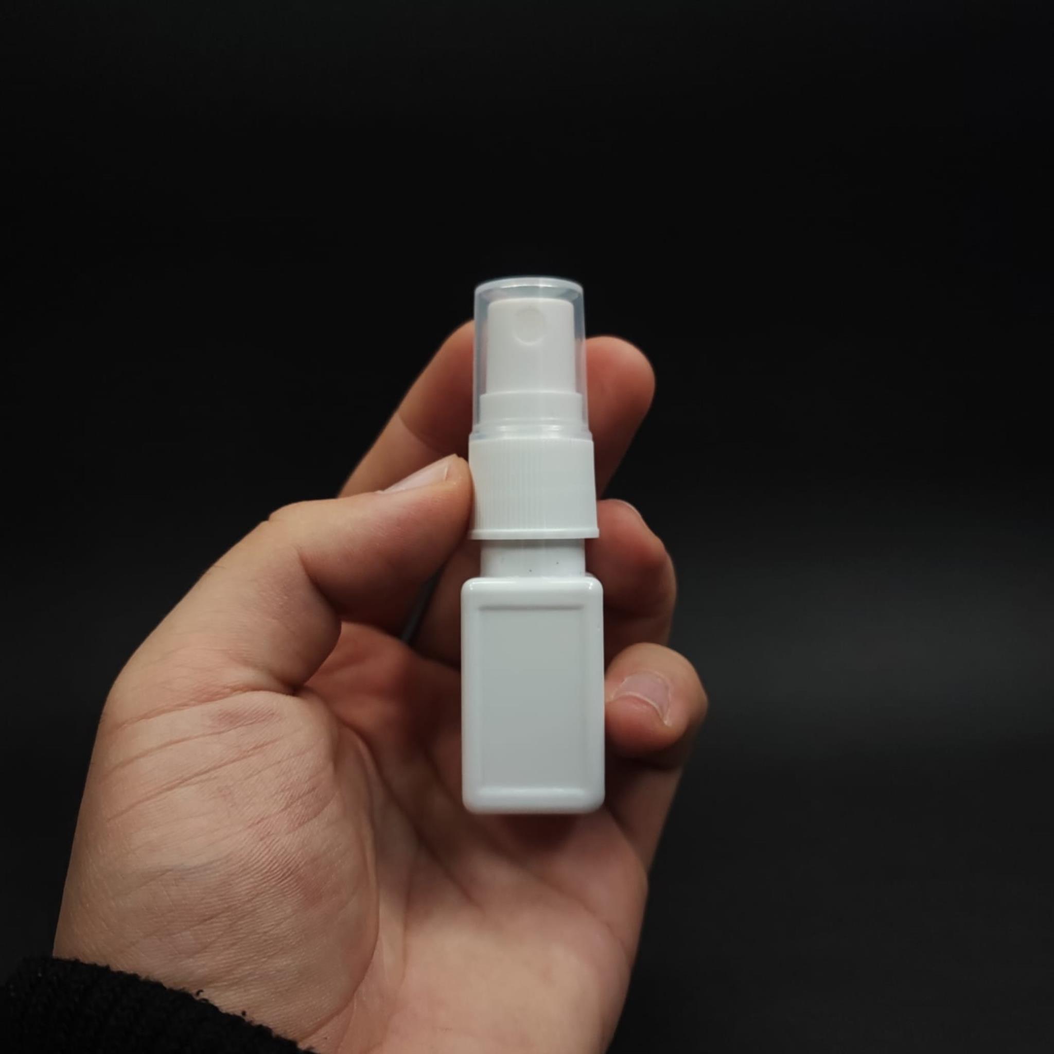 10 CC BEYAZ KARE PET ŞİŞE - BEYAZ SPREYLİ TESTER 10 ML PLASTİK ŞİŞE