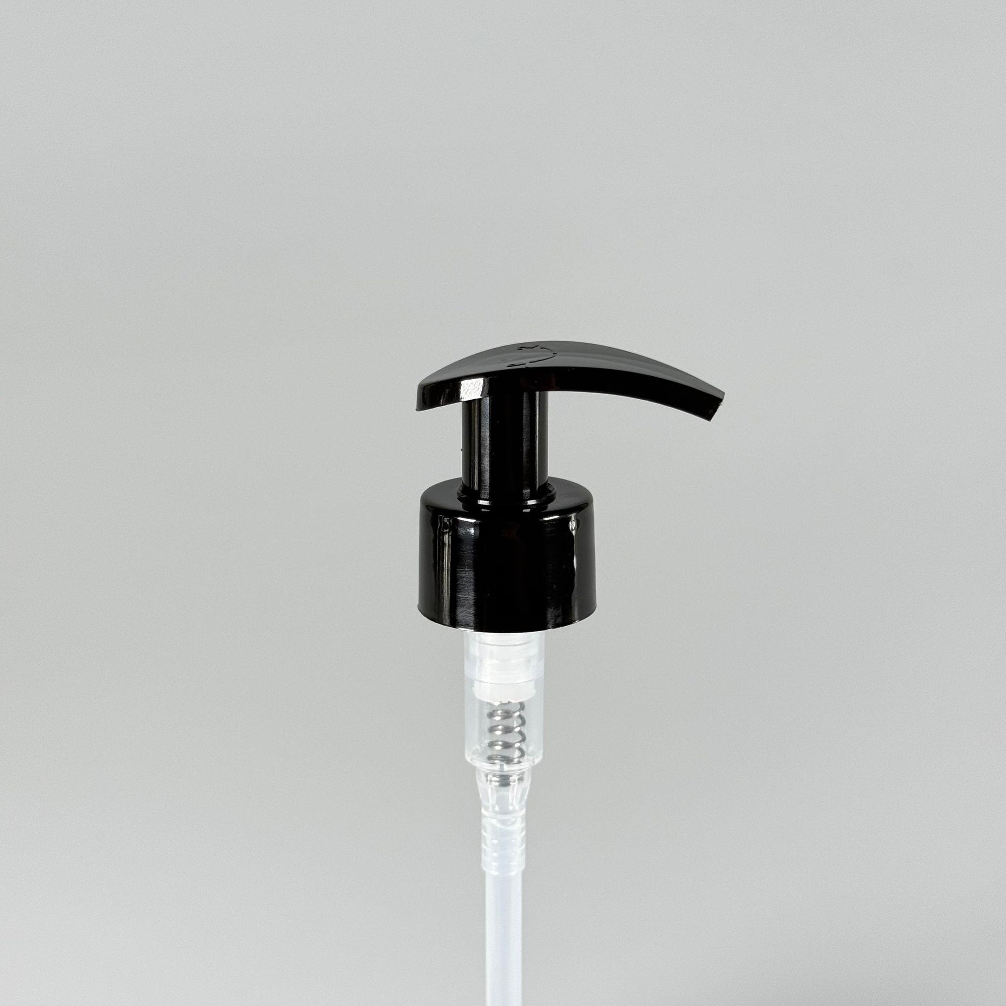 28 MM POMPA SİYAH VİDASIZ KİLİTLİ - DÜZ SIVI SABUN POMPASI