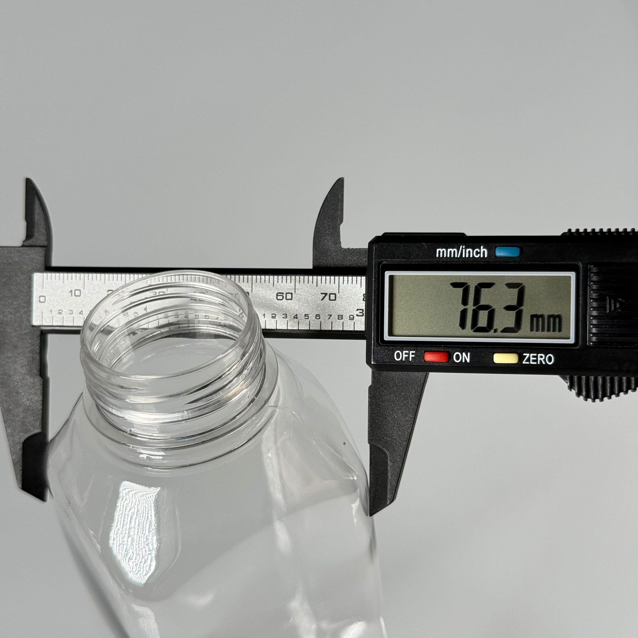 500 CC KÖŞELİ KARE PET ŞİŞE (28 GR) - 38 MM GENİŞ AĞIZLI KAPAKSIZ - 500 ML DETOX, MEYVE SUYU, SMOOTHIE, AYRAN, SÜT, MEŞRUBAT VB İÇİN BOŞ PLASTİK ŞİŞELER