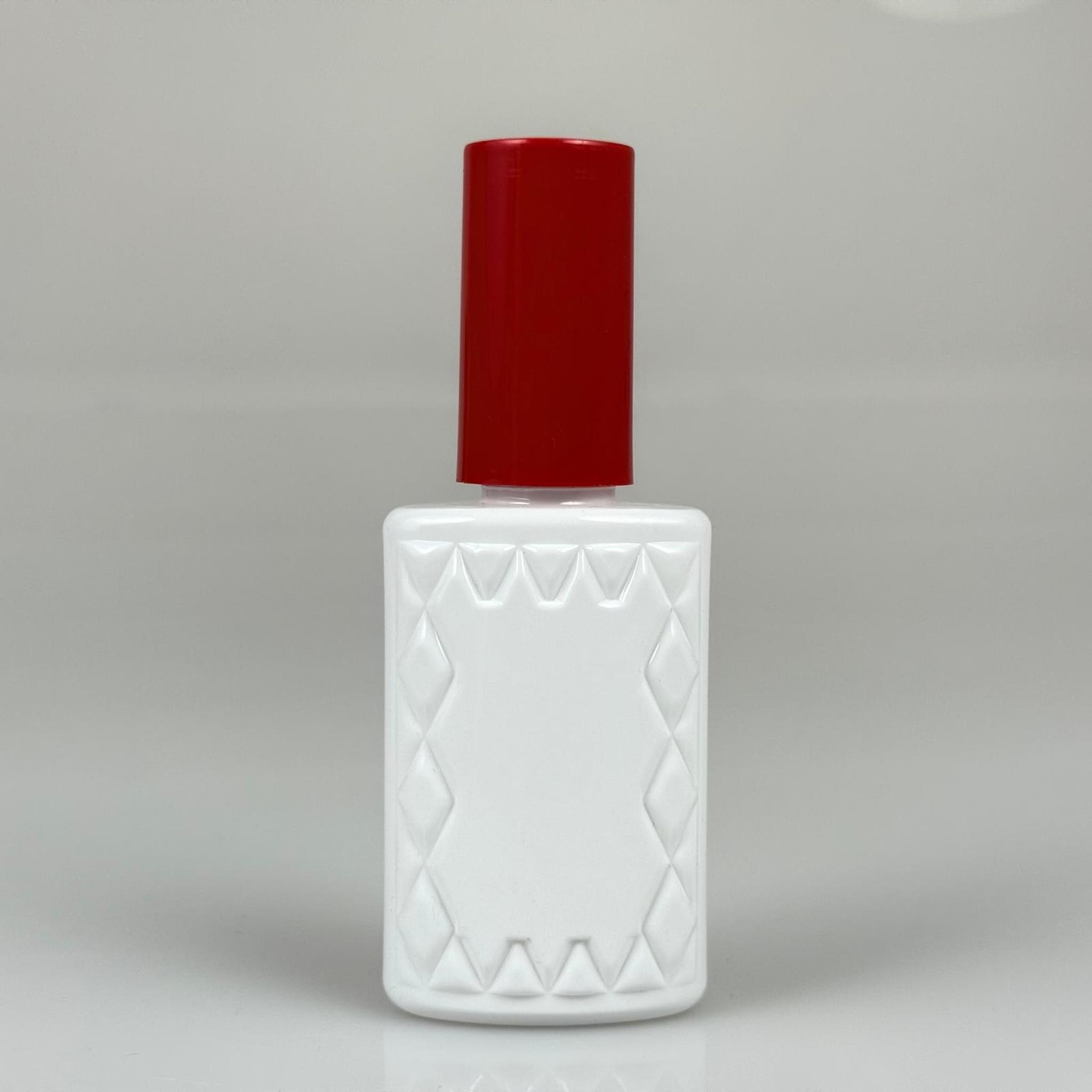 50 CC BEYAZ PET KÖŞELİ PARFÜM ŞİŞESİ  - BEYAZ SPREYLİ - KIRMIZI KORUMA KAPAKLI - 50 ML PLASTİK PARFÜM - KOLONYA ŞİŞESİ