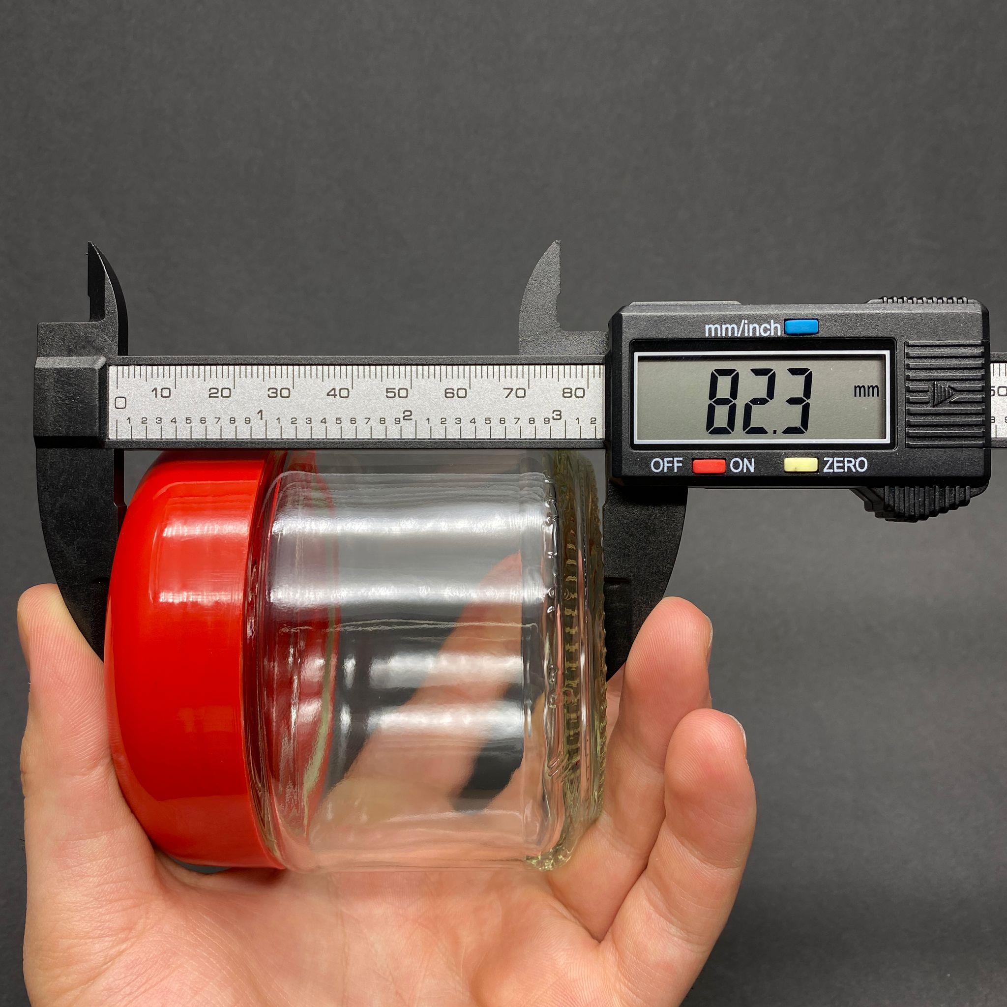 300 CC CAM KAVANOZ - (SİLME HACİM 330 ML) KIRMIZI PLASTİK KAPAKLI - 300 ML CAM KAVANOZ - MAGNOLİA KAVANOZU - PAŞABAHÇE