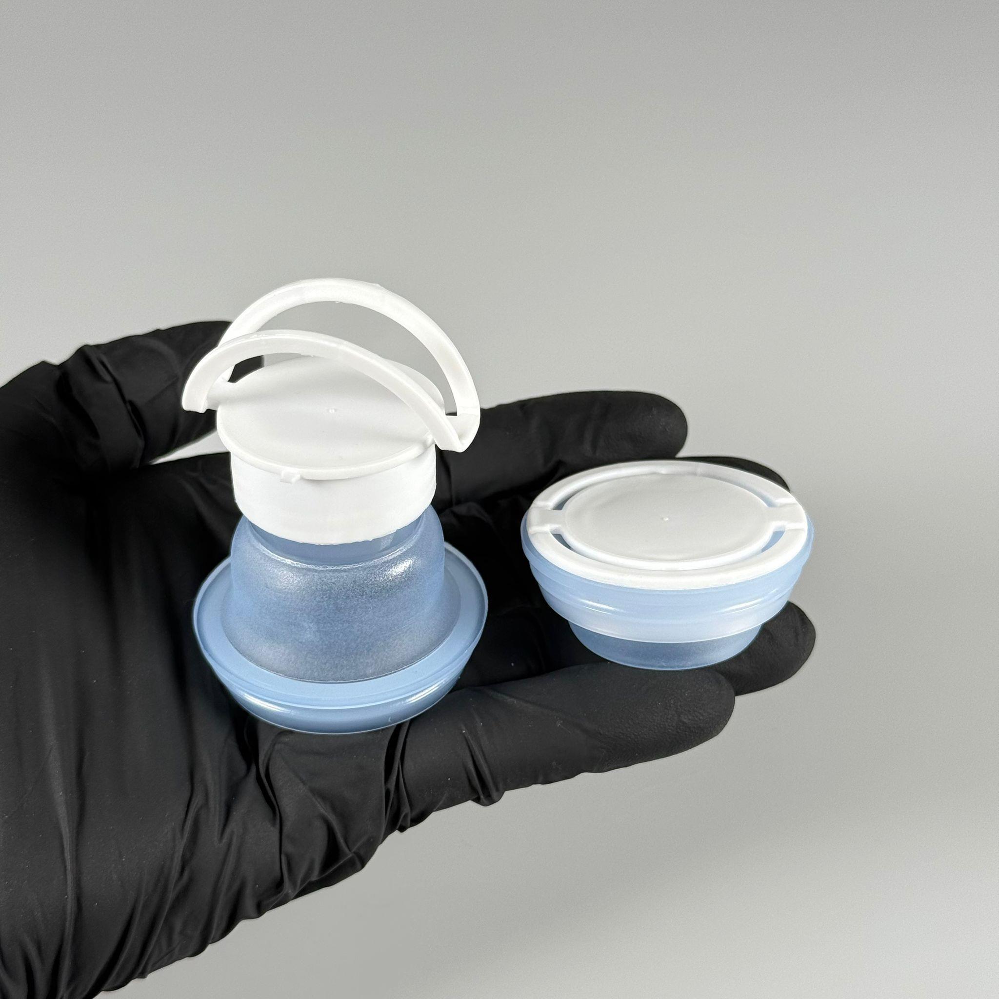 42 MM P2 K CL NATÜREL BEYAZ BERİCAP (SOLVENT VE TİNER TENEKESİ İÇİN) - TENEKE İÇİN PLASTİK KAPAK - YEDEK KİMYASAL TENEKE KAPAĞI - Çakma Metal TENEKE Kapağı