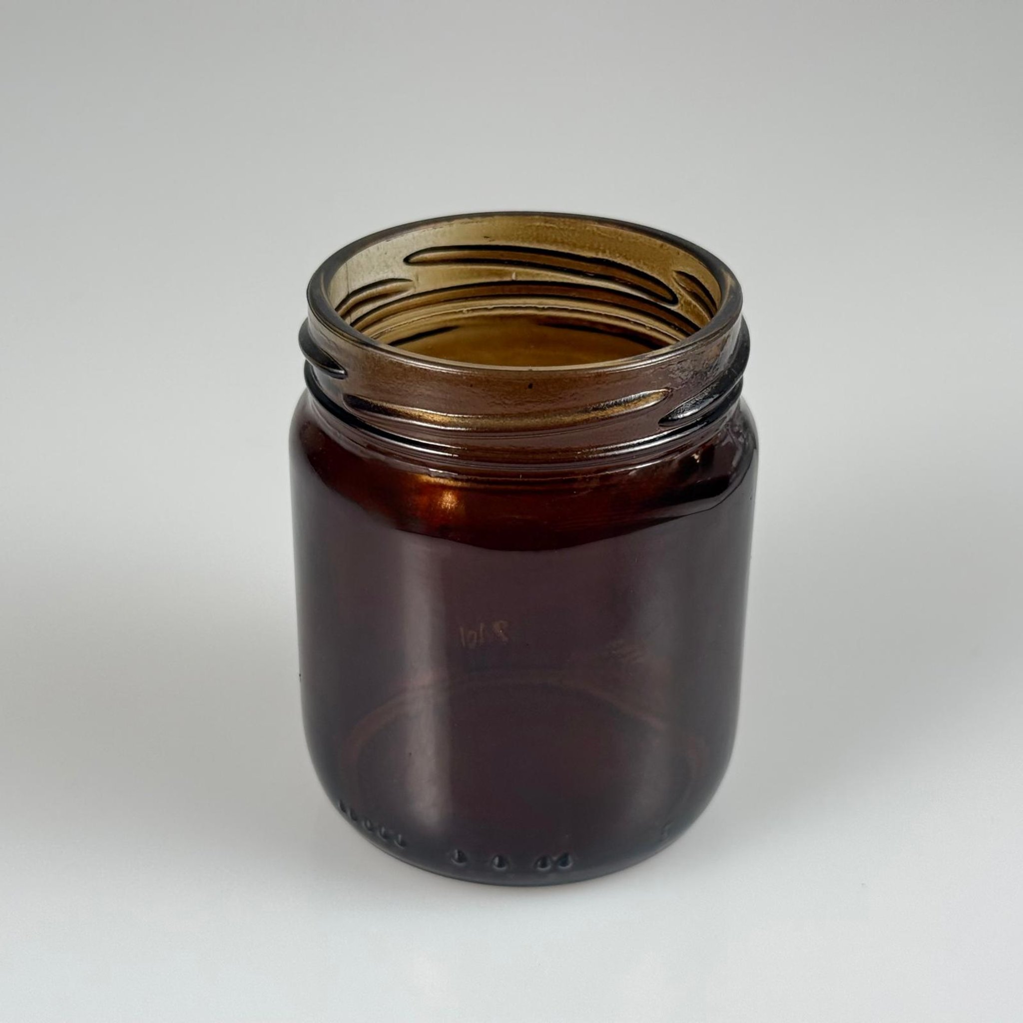 210 CC AMBER CAM KAVANOZ KAPAKSIZ (63 AĞIZ) (KARGODA ÇİZİLEBİLİR - İADESİ YOKTUR)