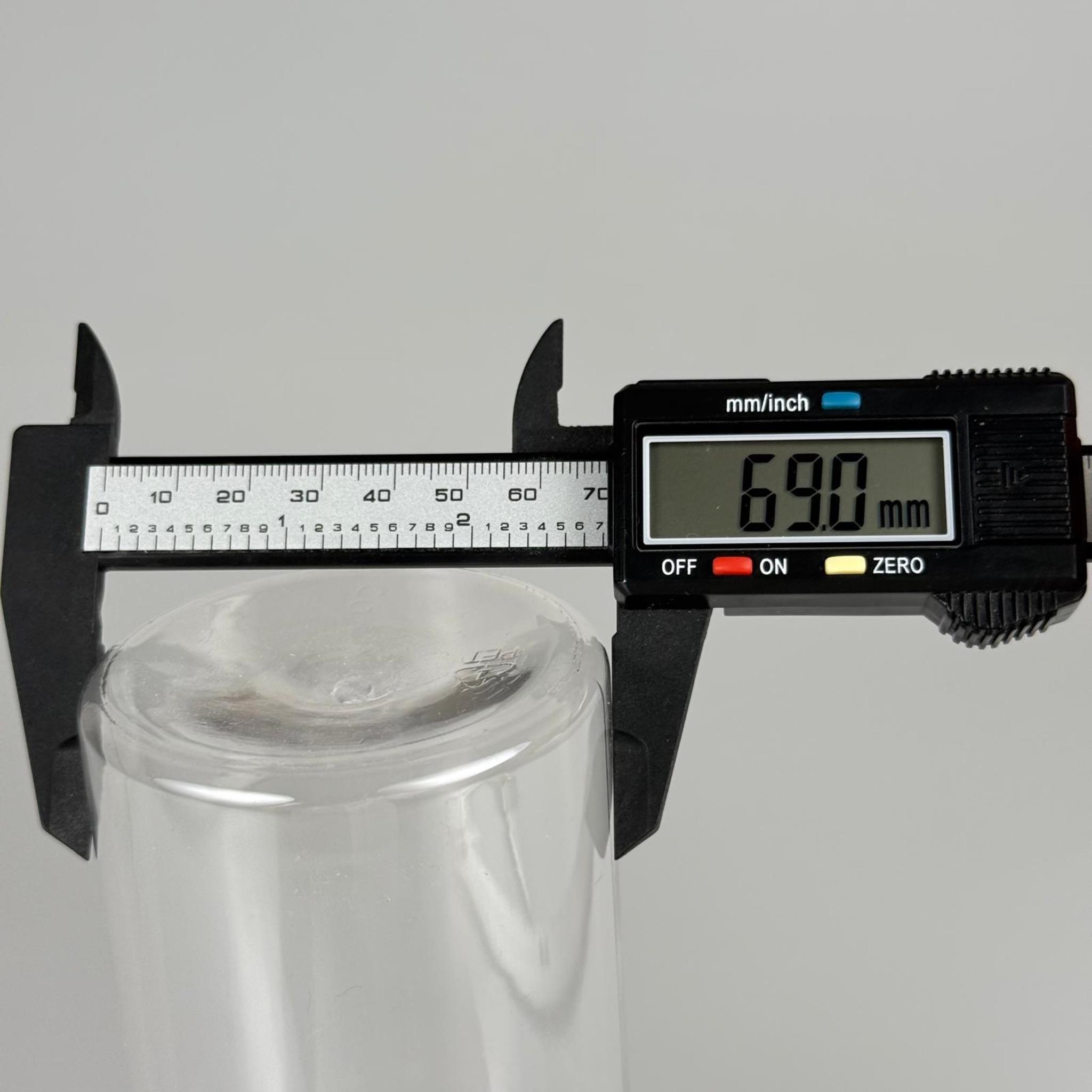 500 CC ŞEFFAF UZUN SİLİNDİR PET ŞİŞE KALIN (26 GR) - SİYAH METAL ALÜMİNYUM KAPAKLI - 28 AĞIZ - 500 ML PET ŞİŞE