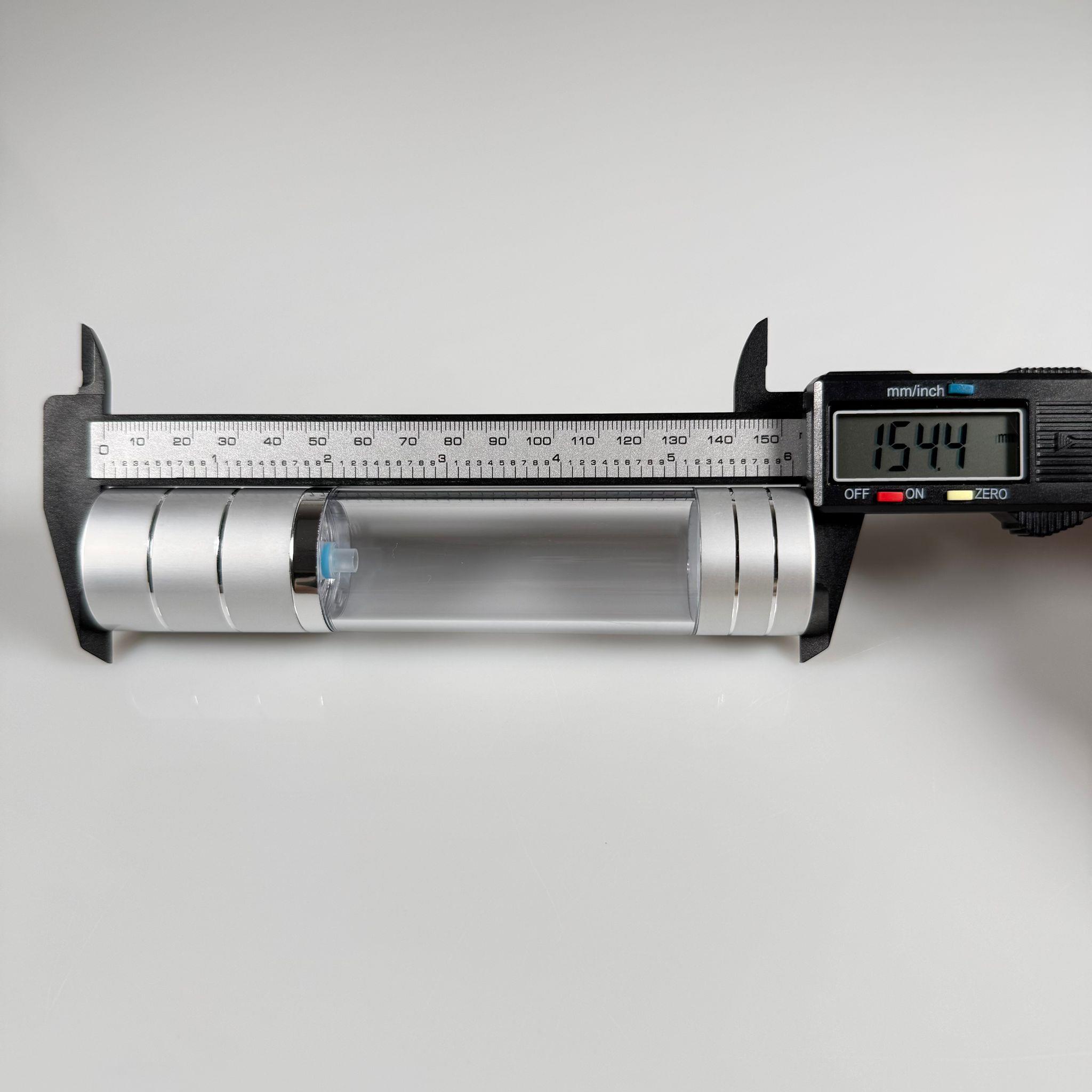 BOŞ KREM VE LOSYON ŞİŞESİ 50 ML BOŞ AİRLESS ŞİŞE - HAVASIZ POMPALI GÜMÜŞ ÜSTÜ YALDIZLI AİRLESS ŞİŞE