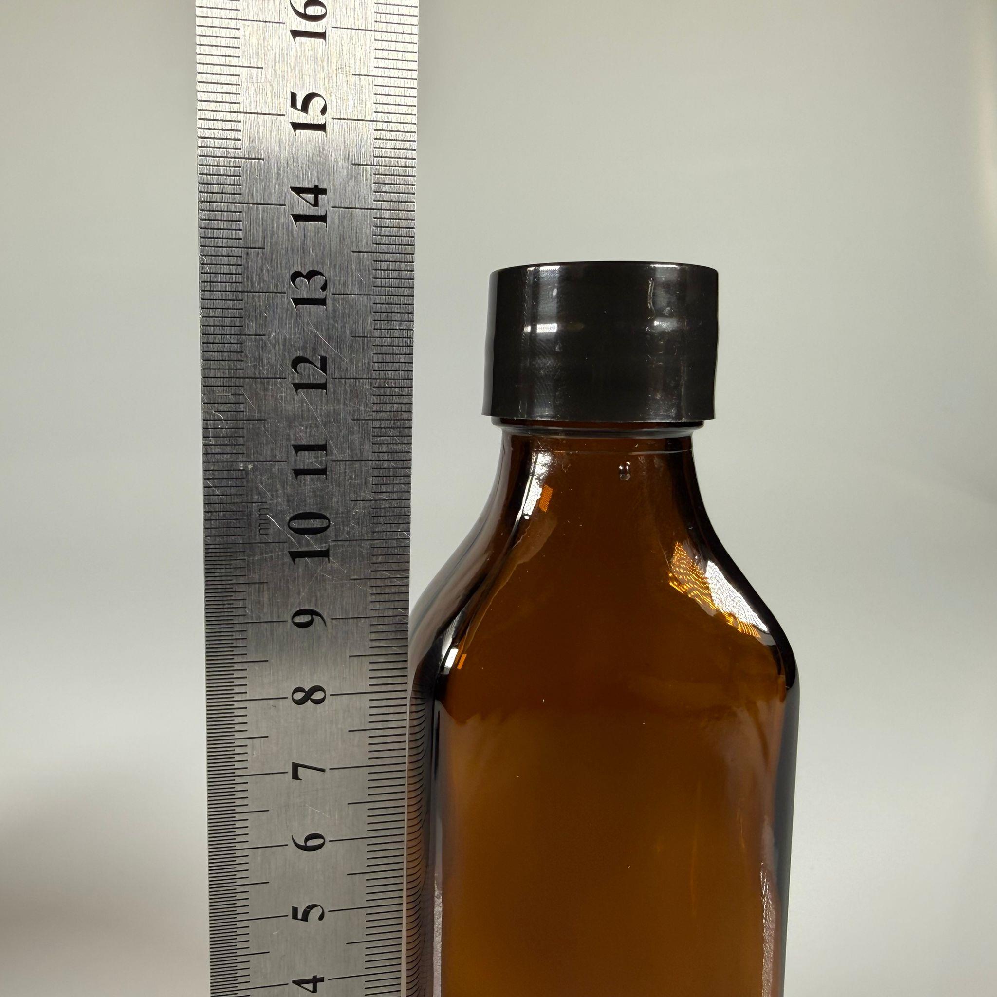 FLAKON ENJEKTÖR SERUM ŞİŞESİ - 100 ML YASSI AMBER ECZA CAM ŞİŞE + VİDALI DELİKLİ KAPAK (ELLE ÇEVİREREK KAPANIR) + KAUÇUK BUTİL TIPA TAKIM