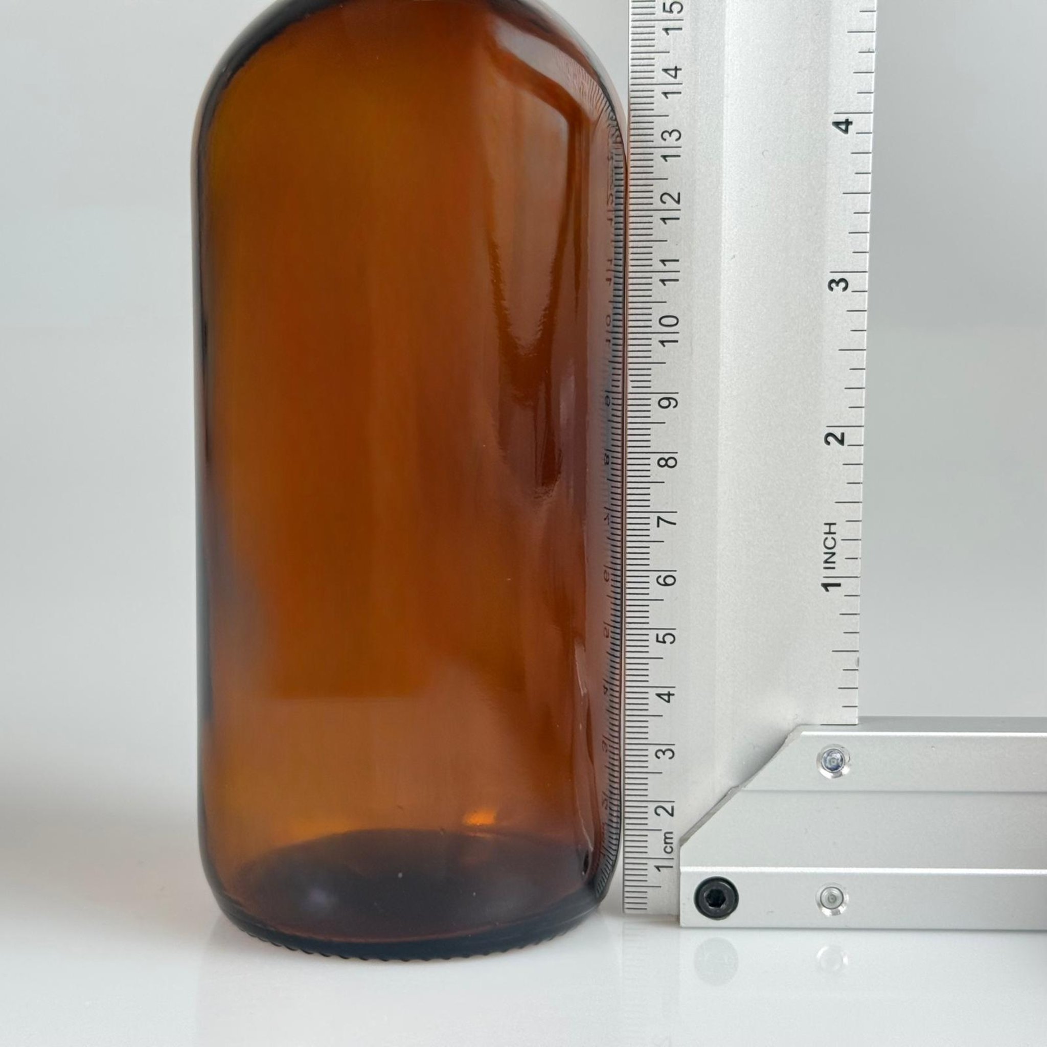 500 CC AMBER TOMBUL CAM ŞİŞE KAPAKSIZ (28 AĞIZ) - 500 ML CAM ŞİŞE - KAHVERENGİ