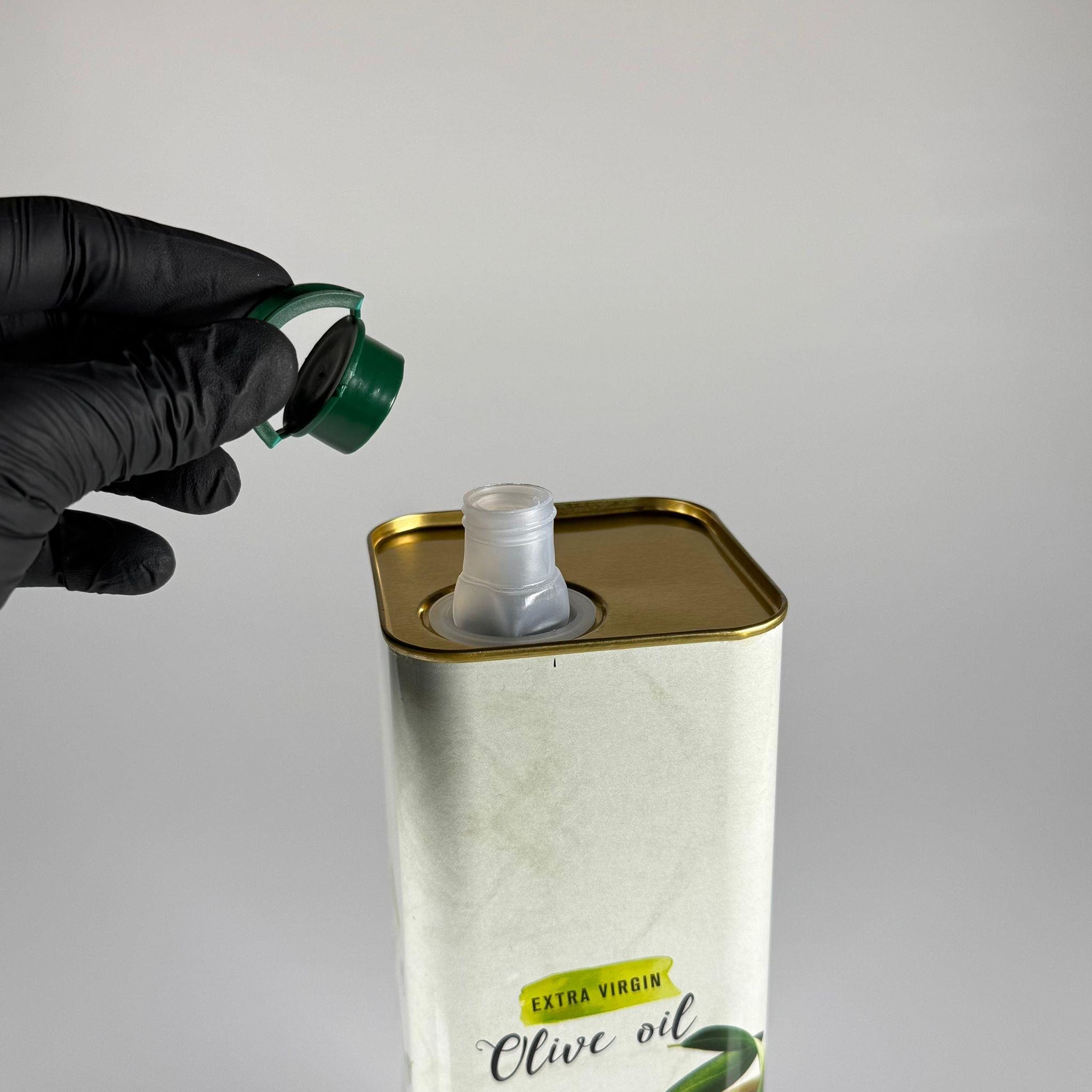 2 LT YAĞ TENEKESİ - BASKILI - 2000 CC ZEYTİNYAĞ TENEKESİ - KAPAKLI