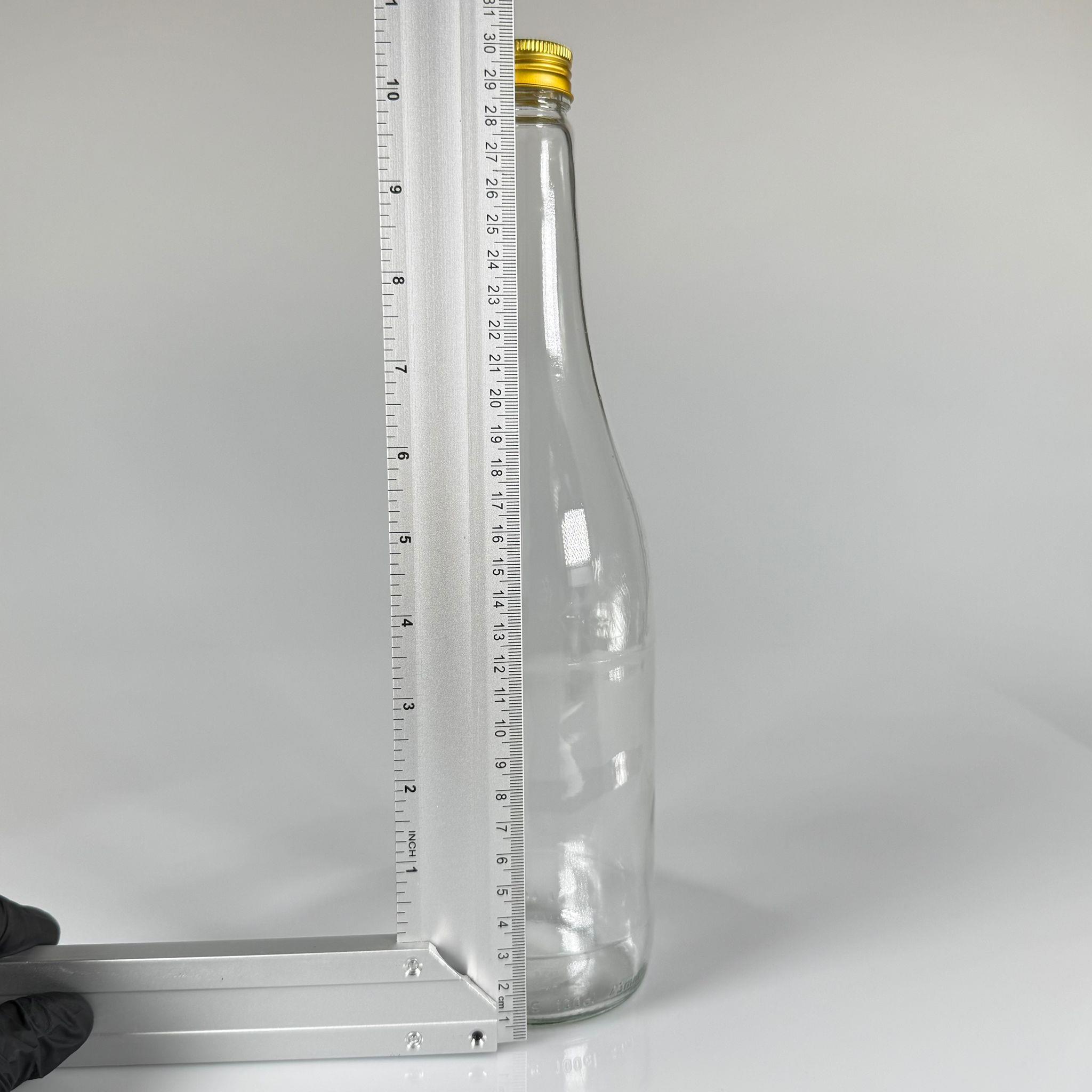 1000 ML LÜKS CAM SU ŞİŞESİ - 1000 CC BOŞ CAM SU ŞİŞELERİ - GOLD ALÜMİNYUM METAL KAPAKLI (ELLE AÇILIP KAPANABİLİR) - RESTORAN, CAFE, OTEL VS İÇİN PREMİUM CAM ŞİŞE