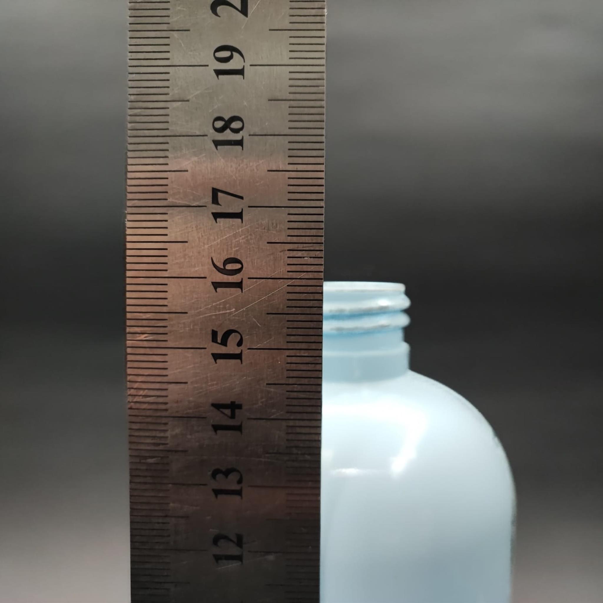 400 CC OVAL BOYUNLU SİLİNDİR PET ŞİŞE (30 GR) - KAPAKSIZ 24 AĞIZ - 400 ML PLASTİK ŞİŞE - BEBEK MAVİSİ