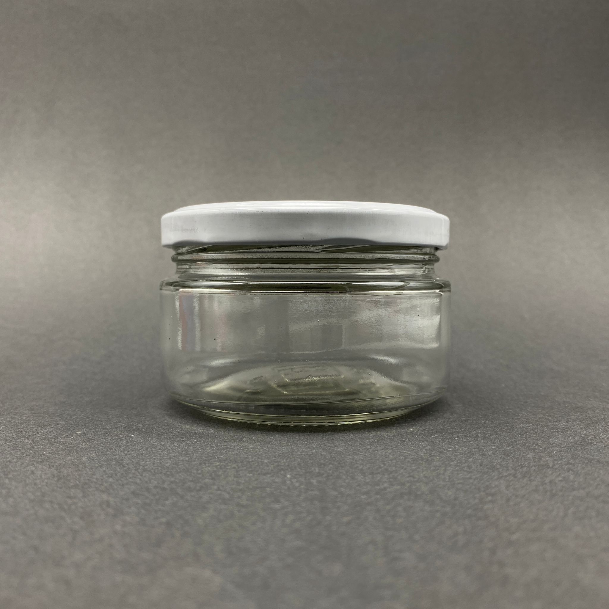 230 CC CAM KAVANOZ - BEYAZ METAL KAPAKLI - 230 ML CAM KAVANOZ - GENİŞ MAGNOLİA KAVANOZU