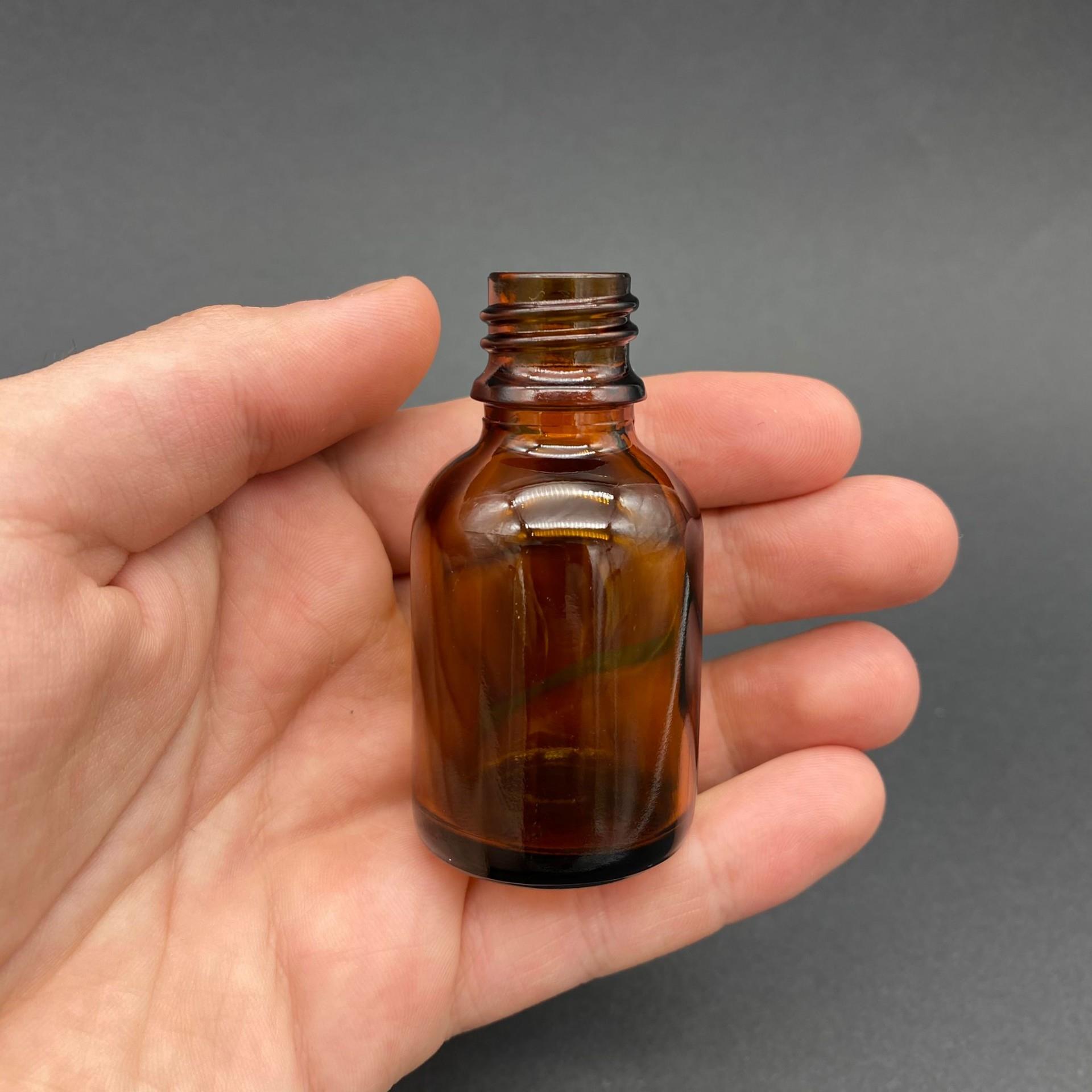 25 CC AMBER CAM ŞİŞE KAPAKSIZ (18 AĞIZ)