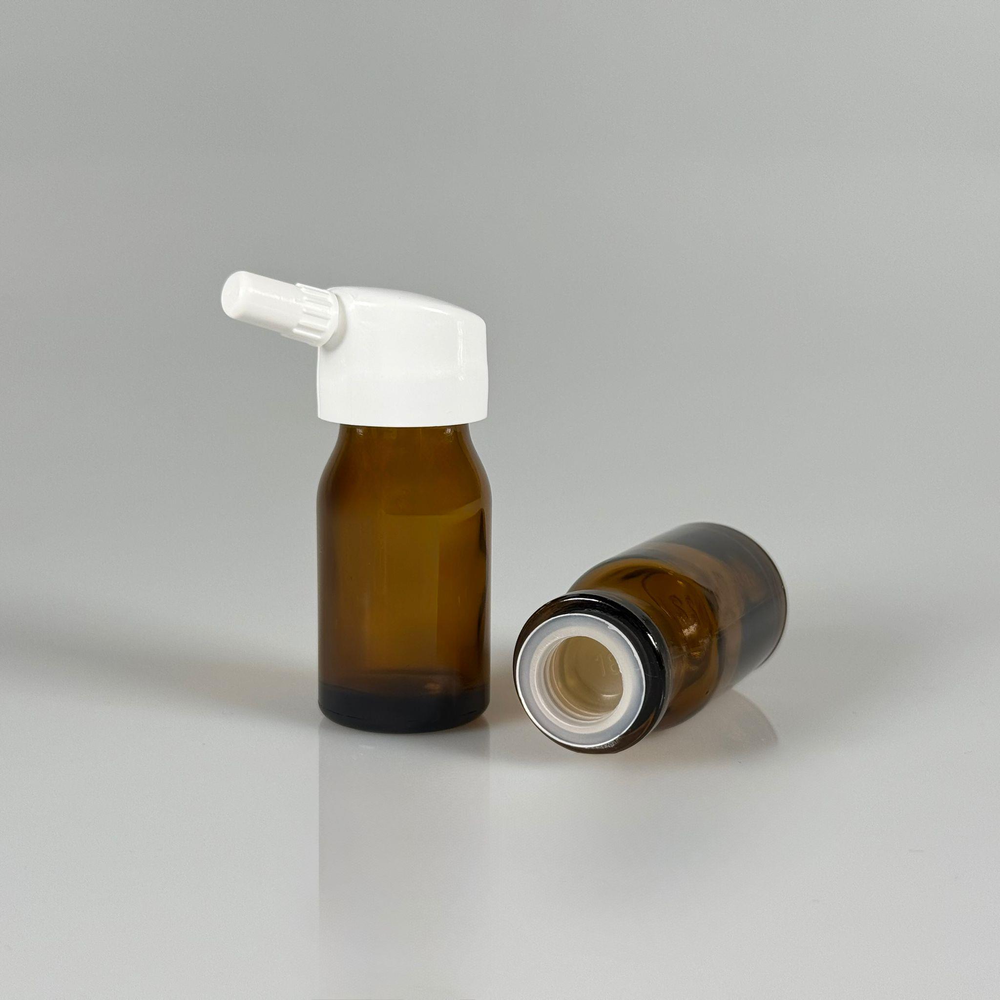 8 CC AMBER KAHVERENGİ CAM PENİSİLİN FLAKON ŞİŞE - 8 ML CAM ŞİŞE + TANK DAMLALIKLI KAPAK + İÇ TIPA