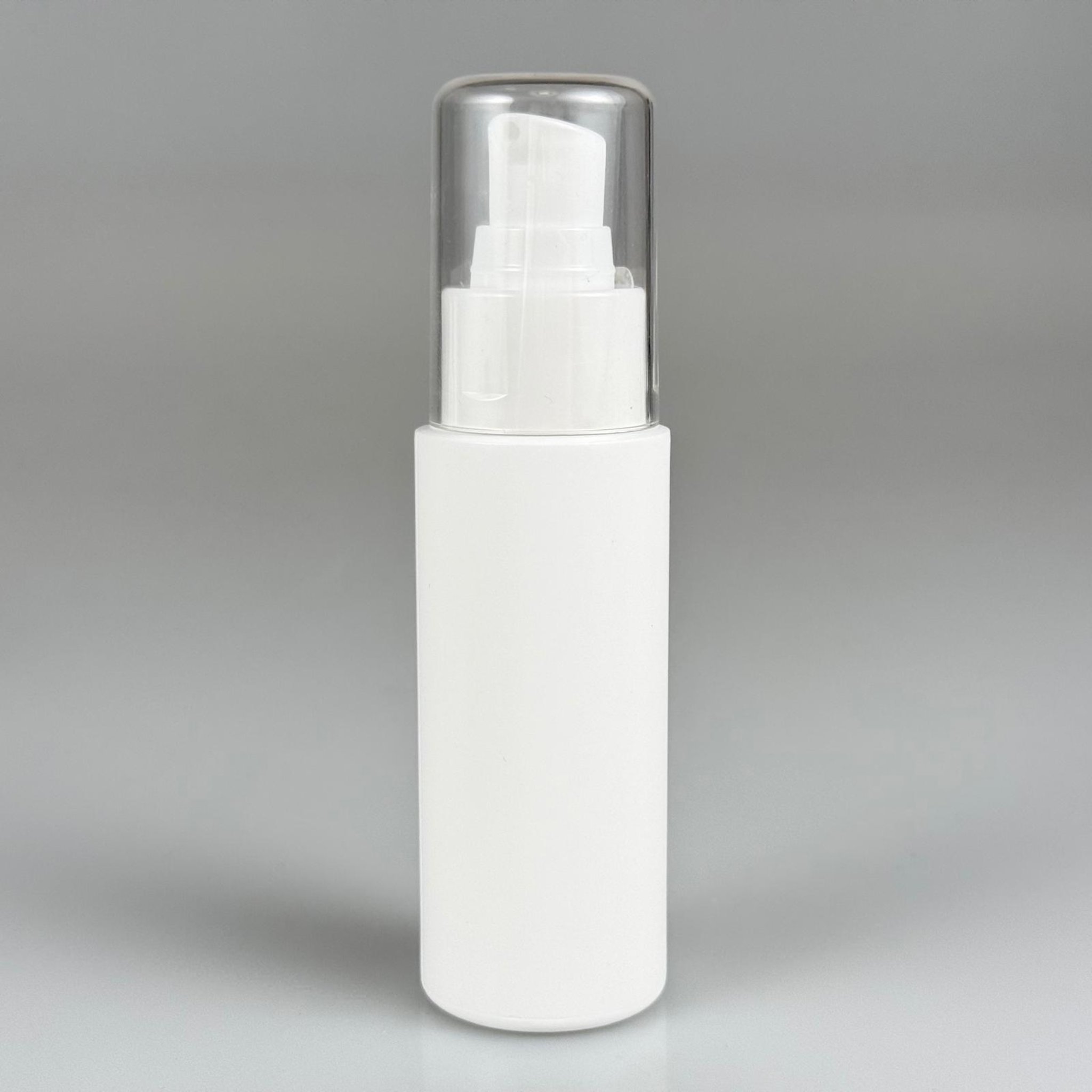 50 CC BEYAZ POLİETİLEN PLASTİK ŞİŞE - BEYAZ LOSYON POMPALI - 50 ML POMPALI PLASTİK ŞİŞE