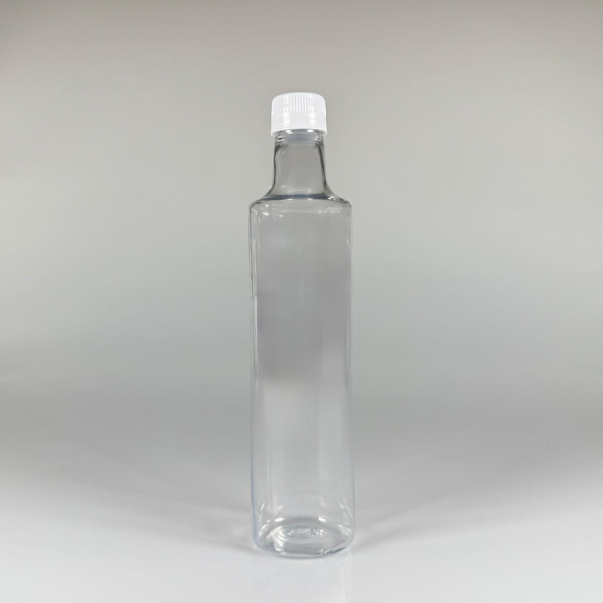 500 CC DORİKA SİLİNDİR PET ŞİŞE - CONTALI KİLİTLİ BEYAZ KAPAKLI -  (60 GR) CAM GÖRÜNÜMLÜ SERT KALIN KIRILMAZ 500 ML SİLİNDİR PLASTİK ŞİŞE