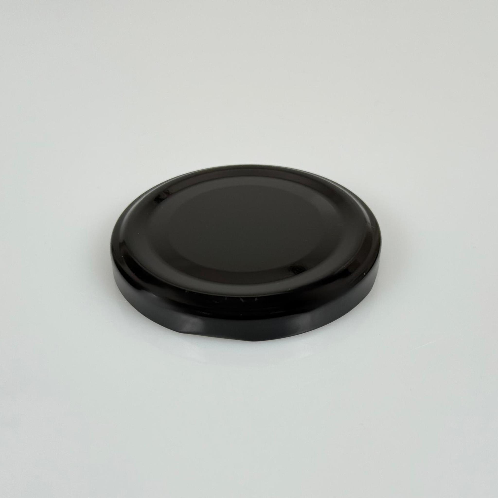 63 MM TWİST-OFF SİYAH METAL KAPAK