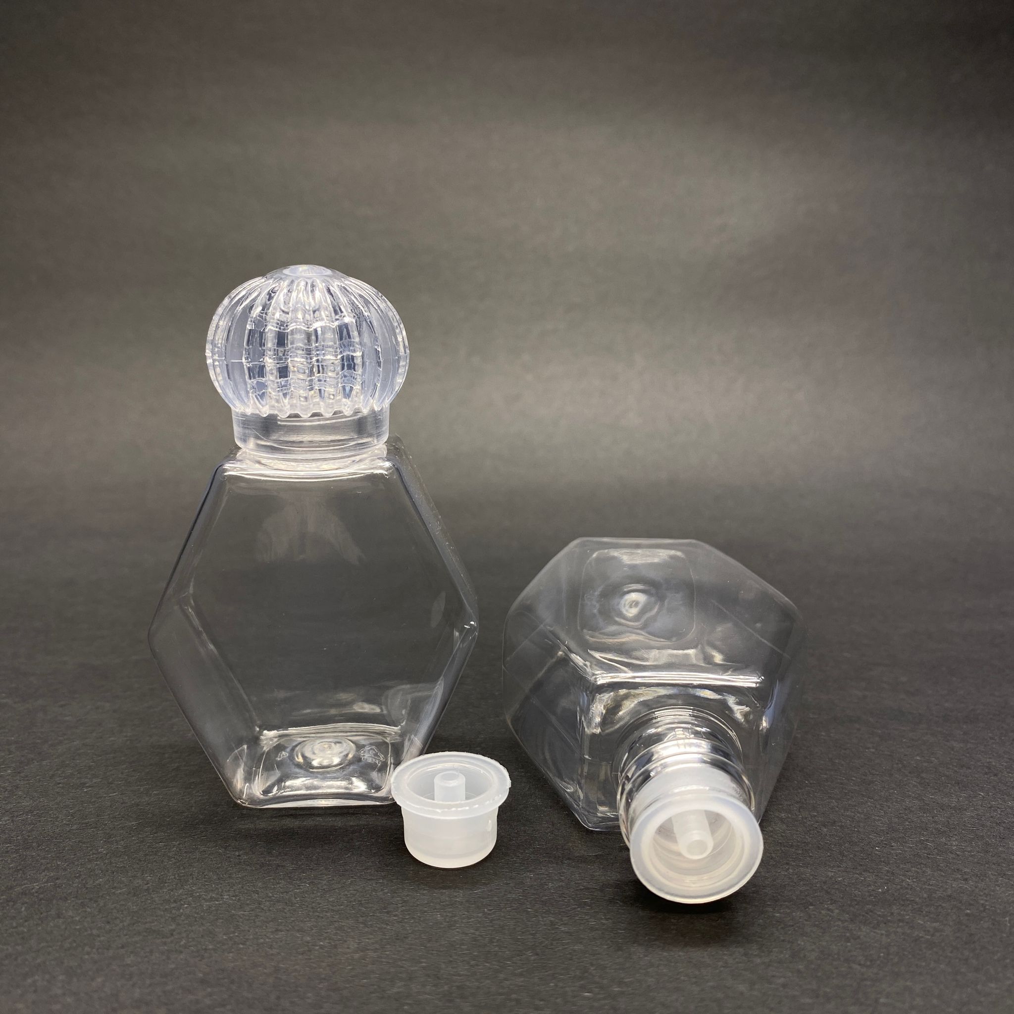 40 CC ALTIGEN PET ŞİŞE - KRİSTAL KAPAKLI + KOLONYA TIPALI - 40 ML ŞEFFAF PET ŞİŞE