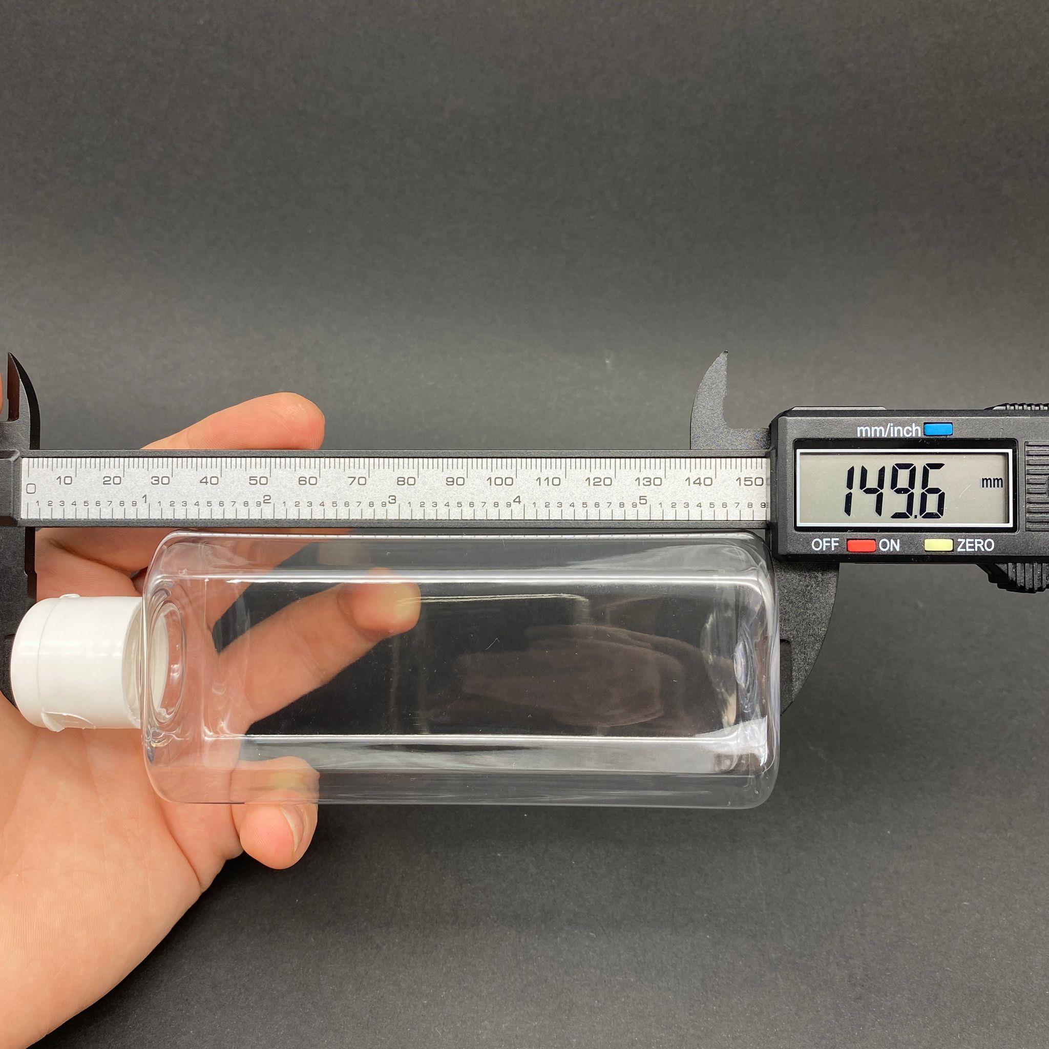200 CC YASSI PET ŞİŞE - BEYAZ FLİPTOP AKITICI KAPAKLI - 200 ML AKITICILI PLASTİK ŞİŞE