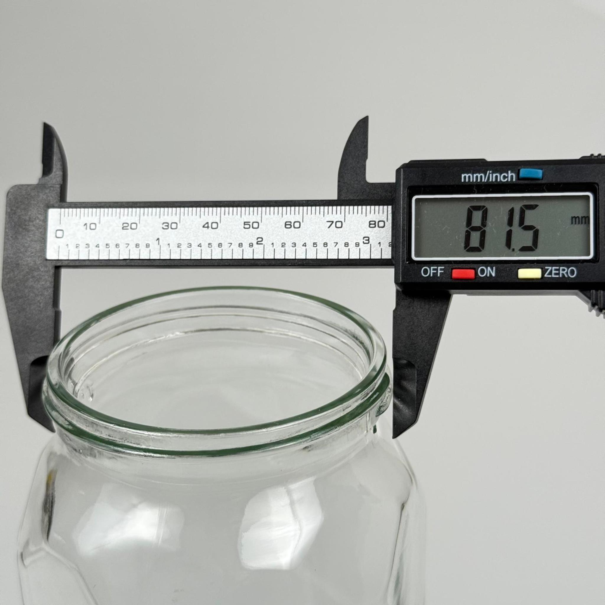 1500 CC ALTIGEN CAM KAVANOZ - KAPAKSIZ - NET 2 KG BAL ALIR