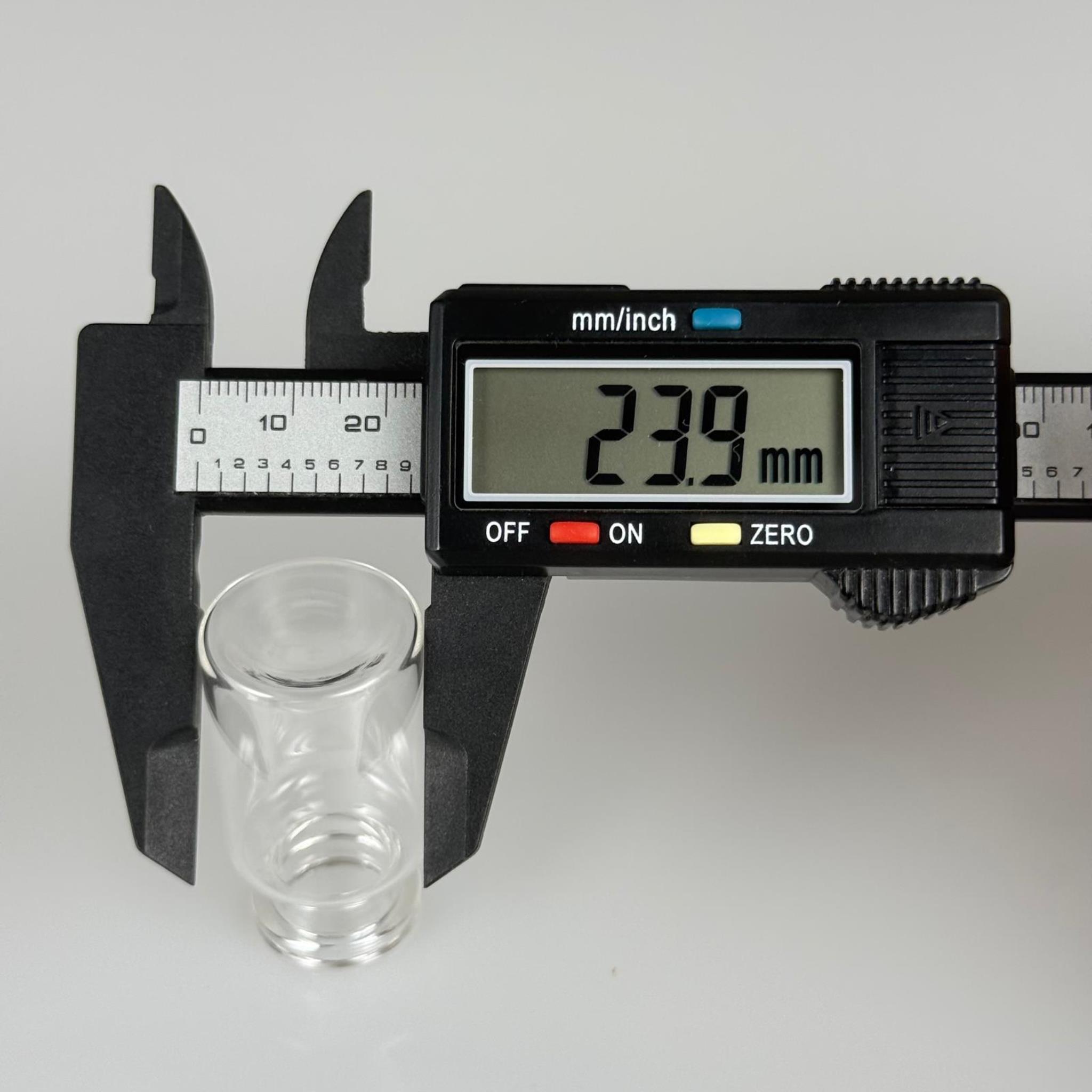 BOROSİLİKAT ŞEFFAF CAM ŞİŞE - 15 CC - 24x45 MM - ÇEKME CAM BORU FLAKON İNCE PENİSİLİN ŞİŞESİ - AĞIZ ÇAPI 20 MM