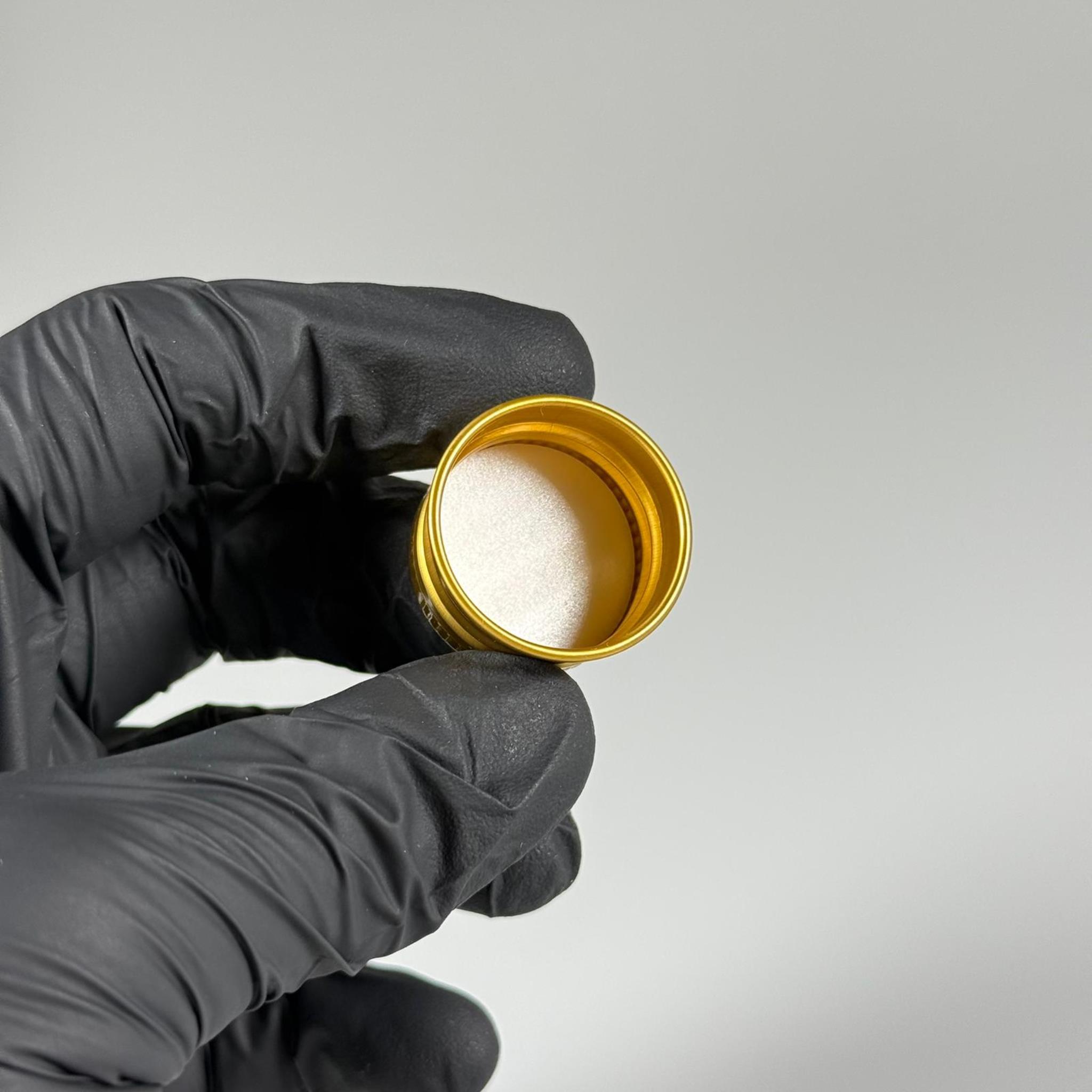 24 MM VİDALI METAL ALÜMİNYUM GOLD KAPAK