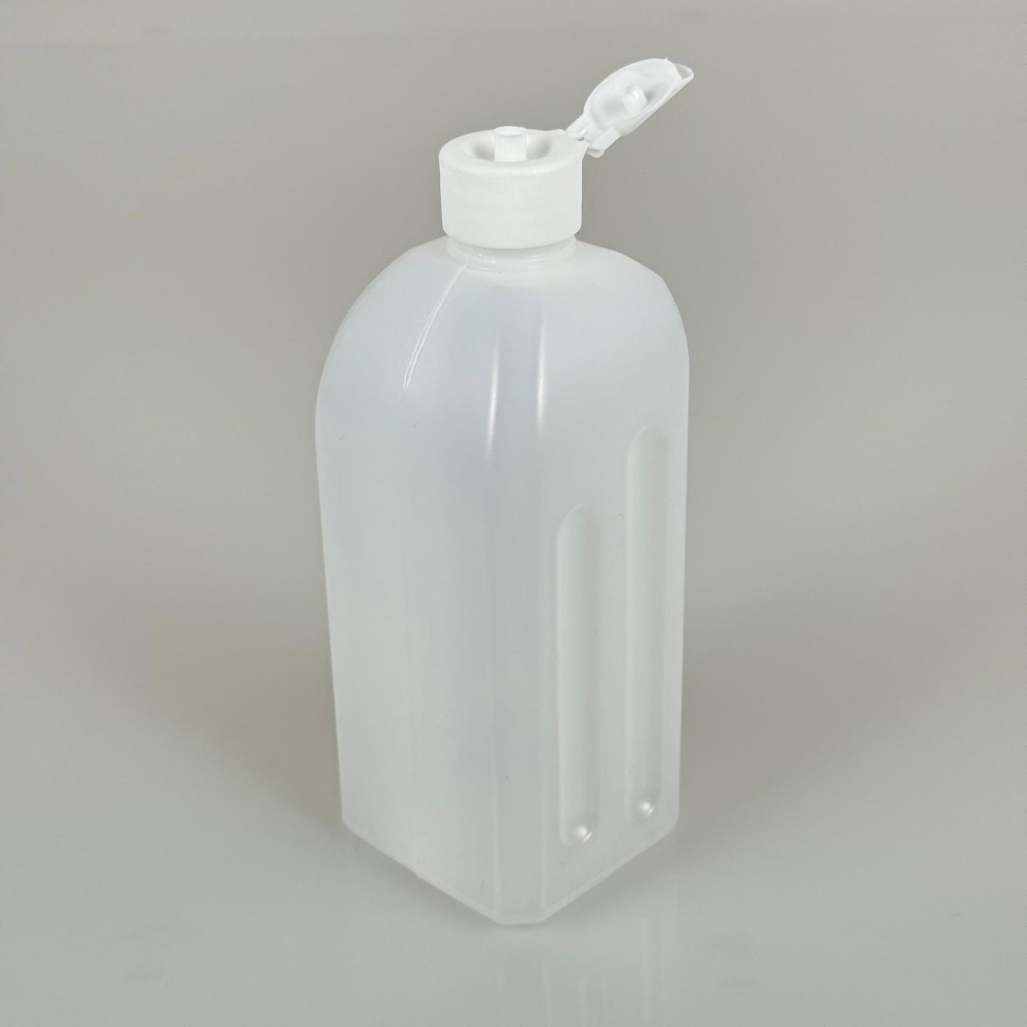 500 CC DEZENFEKTAN BİDONU - BEYAZ AKITICILI FLİPTOP KAPAKLI - 500 ML BOŞ DEZENFEKTAN BİDONU  - AÇILIR KAPANIR KAPAKLI