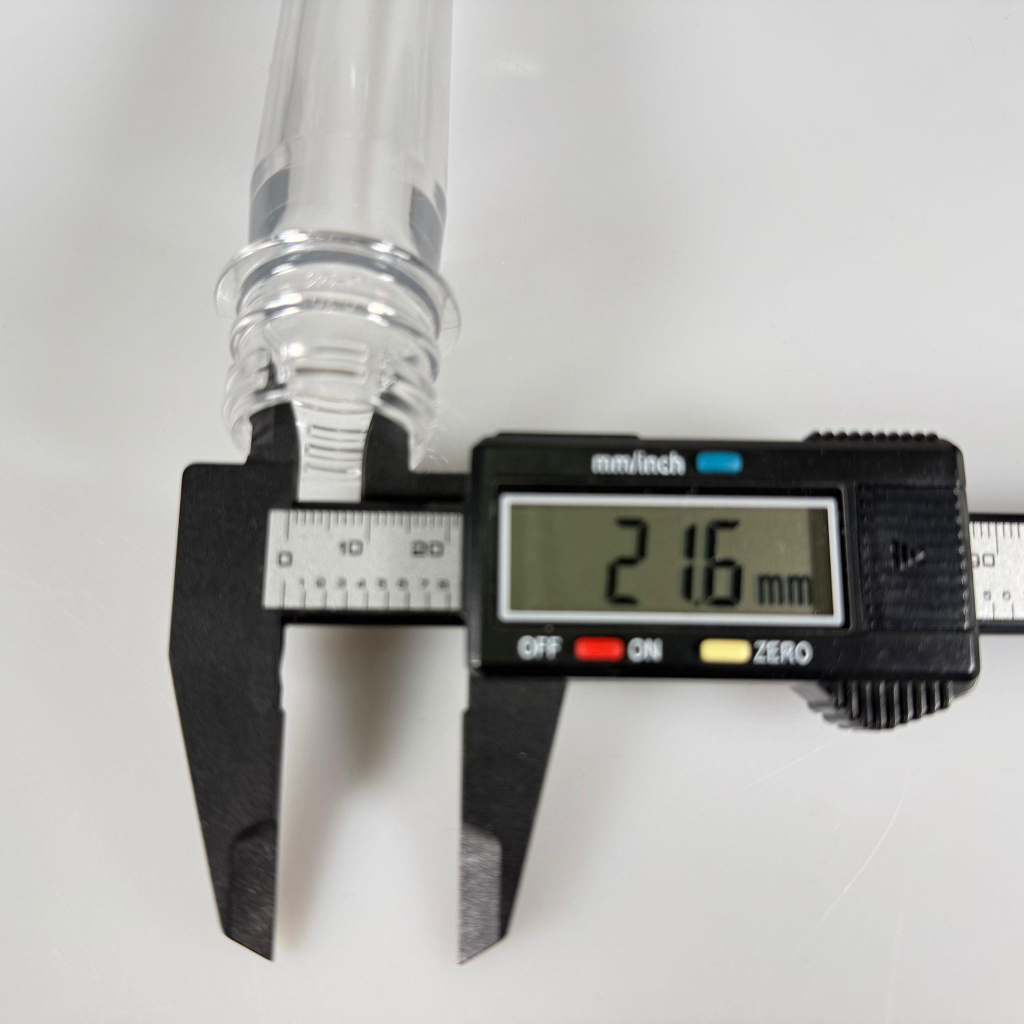 16 CM TÜP - 45 CC UZUN KALIN (51 GR) PET ŞİŞE  - CONTALI KİLİTLİ BEYAZ KAPAKLI  - VANİLYA ÇUBUĞU, BAHARAT, DENEY TÜPÜ, AYAKKABI BAĞCIĞI VB İÇİN PLASTİK TÜP