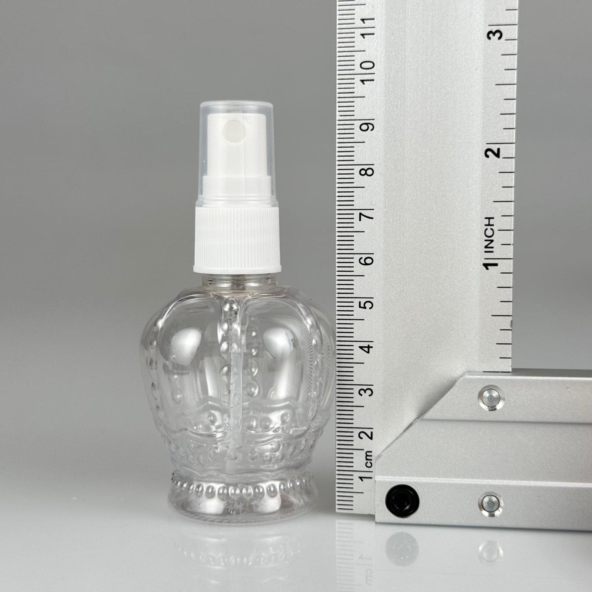 60 CC KRAL TACI MODEL SPREY KAPAKLI PET ŞİŞE - 60 ML PLASTİK ŞİŞE + KAPAKLI BEYAZ SPREY