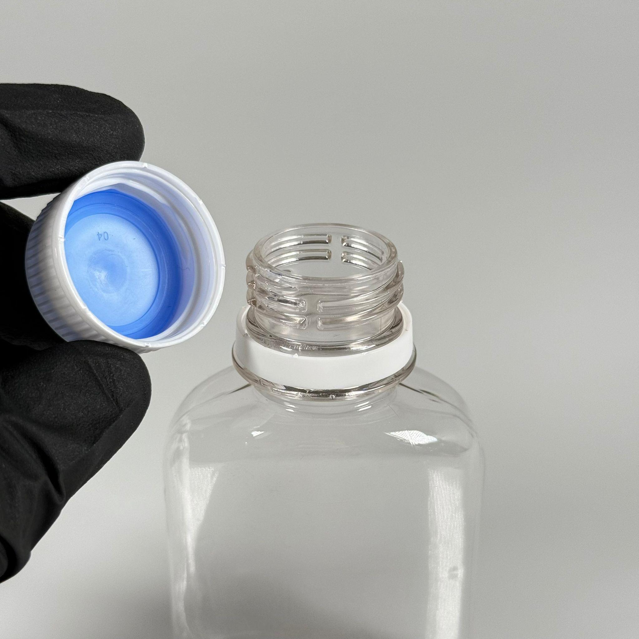 100 ML KİLİTLİ KAPAKLI PET ŞİŞE - 100 CC YASSI PET ŞİŞE - BEYAZ KİLİTLİ KAPAKLI - 100 ML PET ŞİŞE KALIN (15 GR) - KAPAK MÜHÜRLENİR, NUMUNE İÇİN KULLANILABİLİR, SIZDIRMAZ