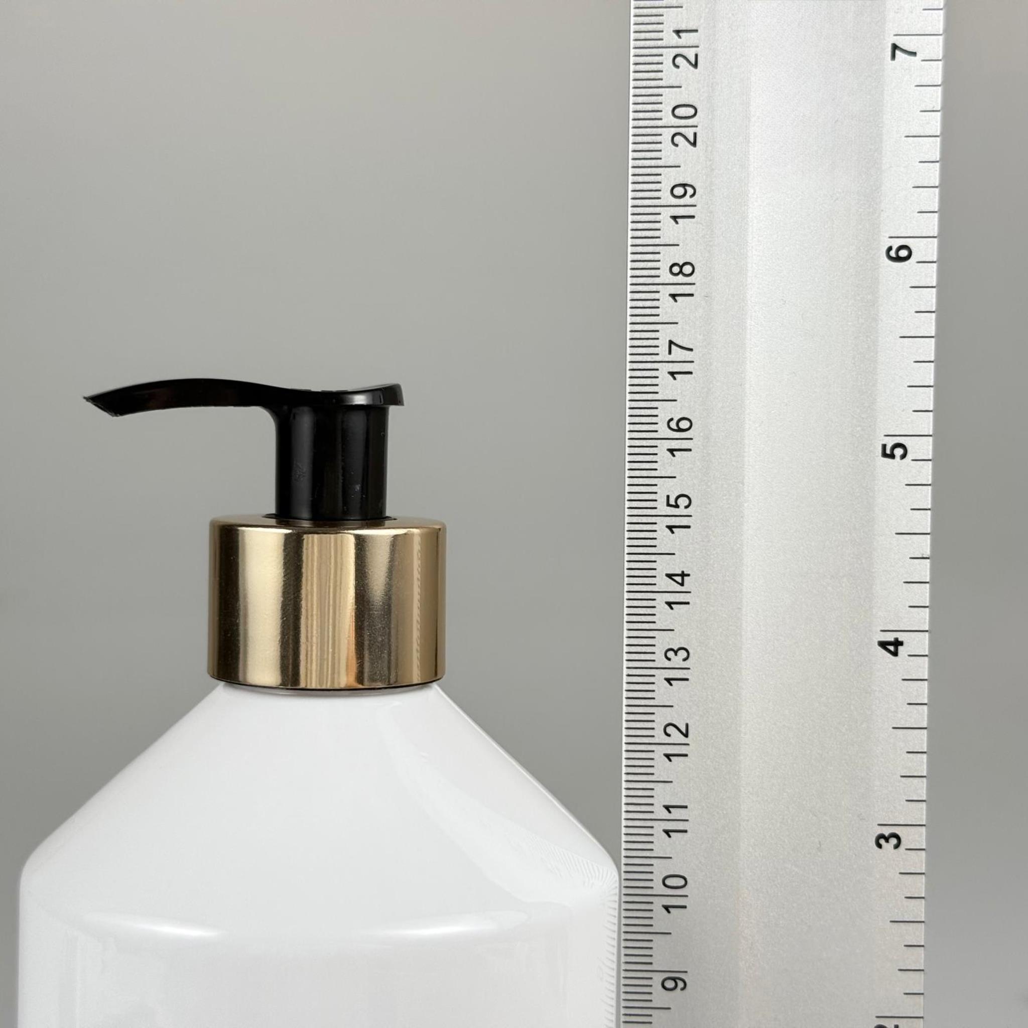 500 CC BEYAZ PET ŞİŞE - 500 ML BEYAZ PLASTİK ŞİŞE GOLD POMPALI - SIVI SABUN POMPALI PLASTİK ŞİŞE