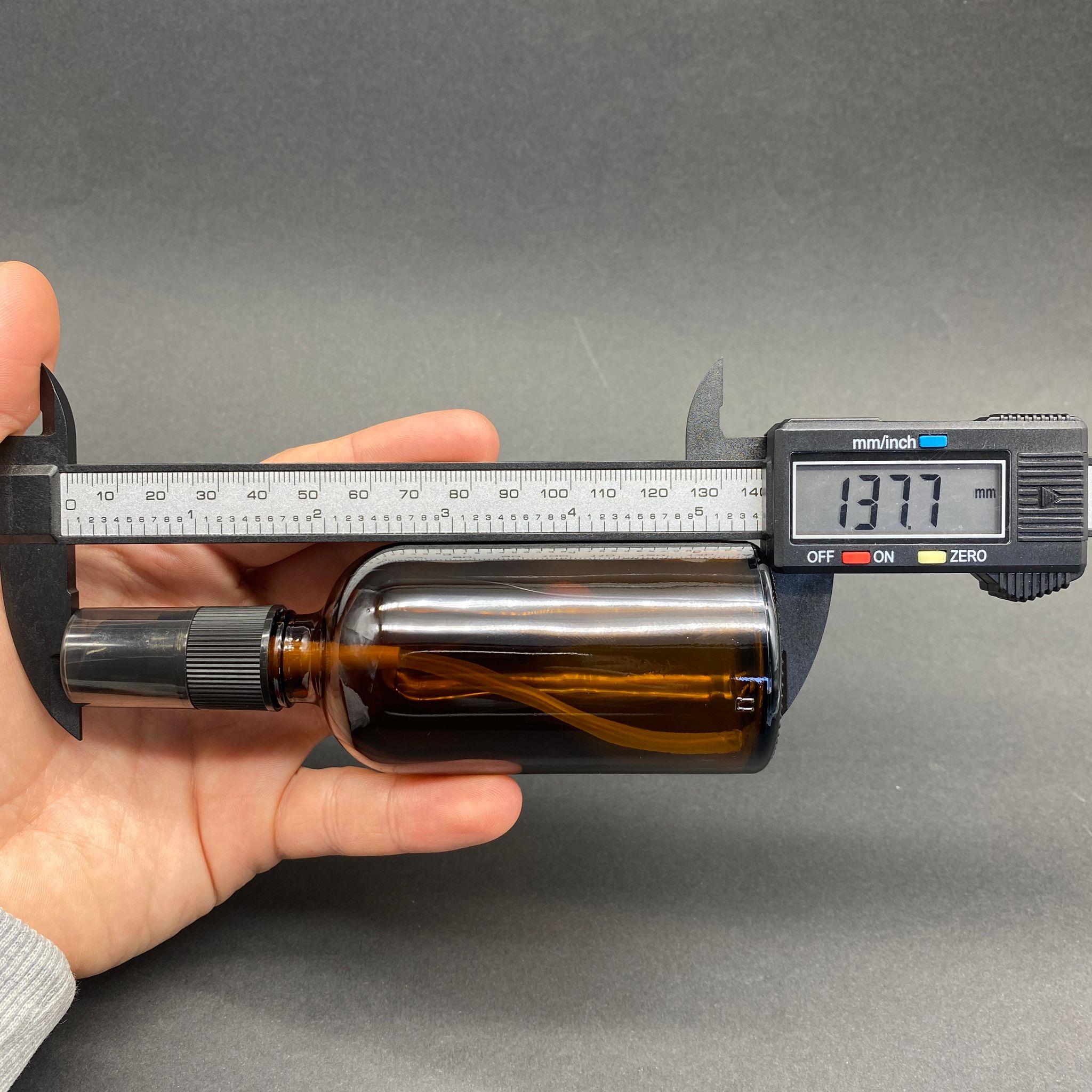 100 CC AMBER CAM ŞİŞE SİYAH LOSYON POMPALI TAKIM - 100 ML LOSYON ŞİŞESİ