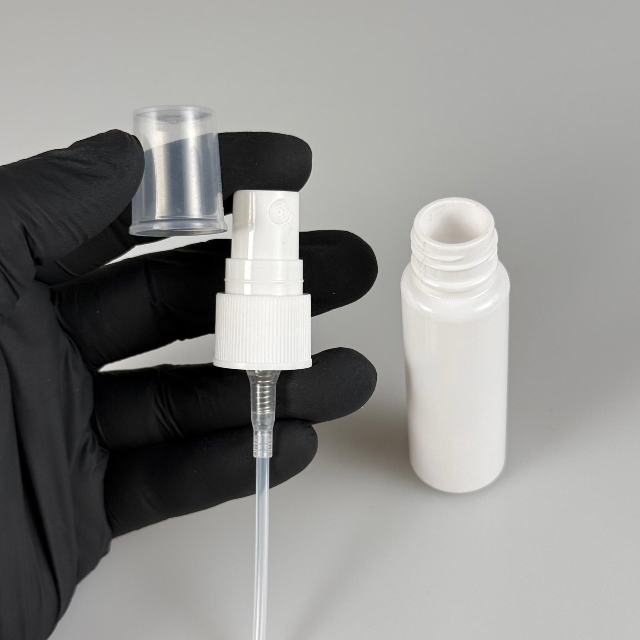 20 CC BEYAZ PET ŞİŞE - BEYAZ SPREYLİ TESTER 20 ML PLASTİK ŞİŞE