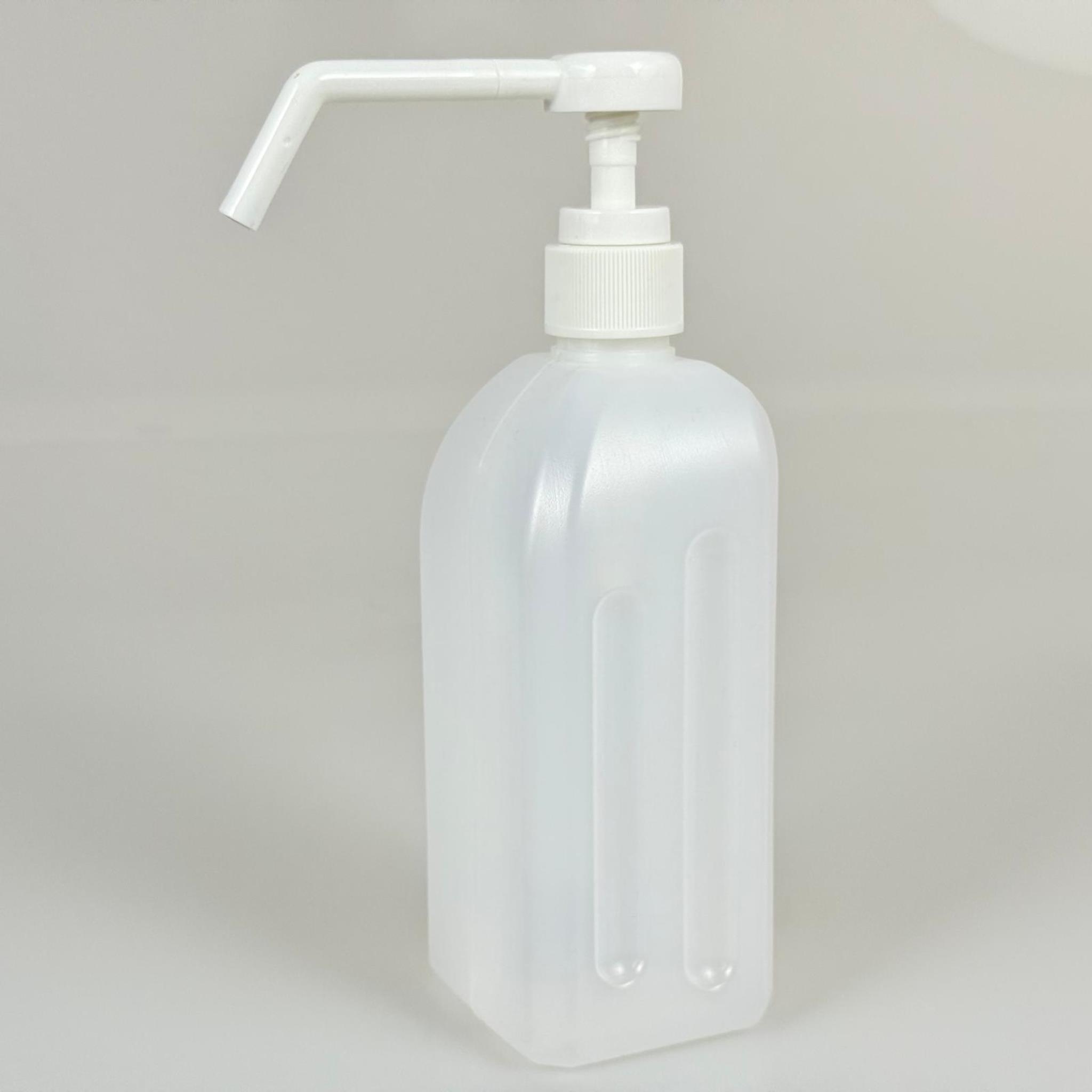 500 CC DEZENFEKTAN BİDONU - DİSPANSİYER POMPALI - 500 ML BEYAZ BOŞ DEZENFEKTAN BİDONU