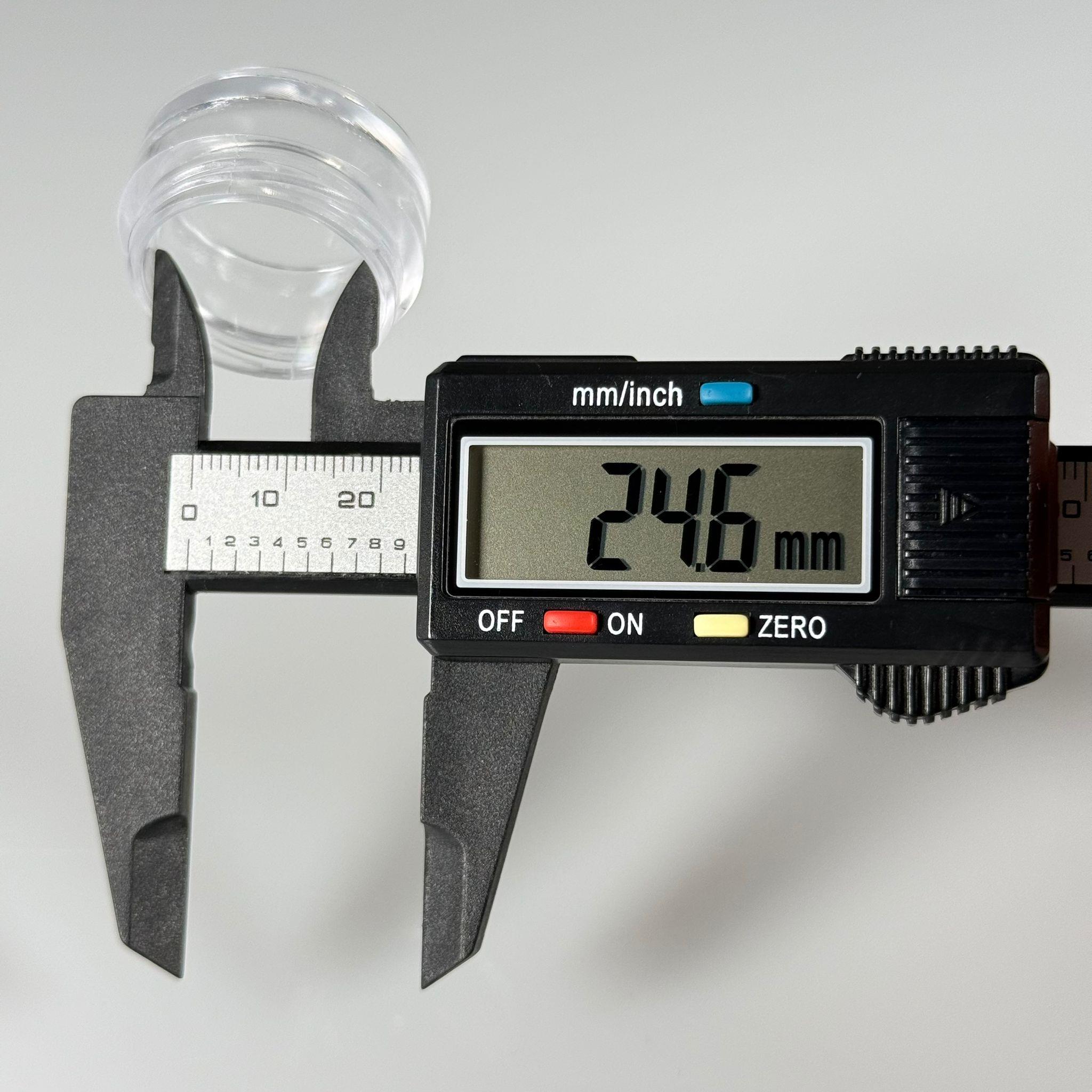 5 CC AKRİLİK KRİSTAL KAVANOZ - BEYAZ KAPAKLI  - 5 ML KREM KAVANOZ KALIN ŞEFFAF PLASTİK MİKA AKRİLİK