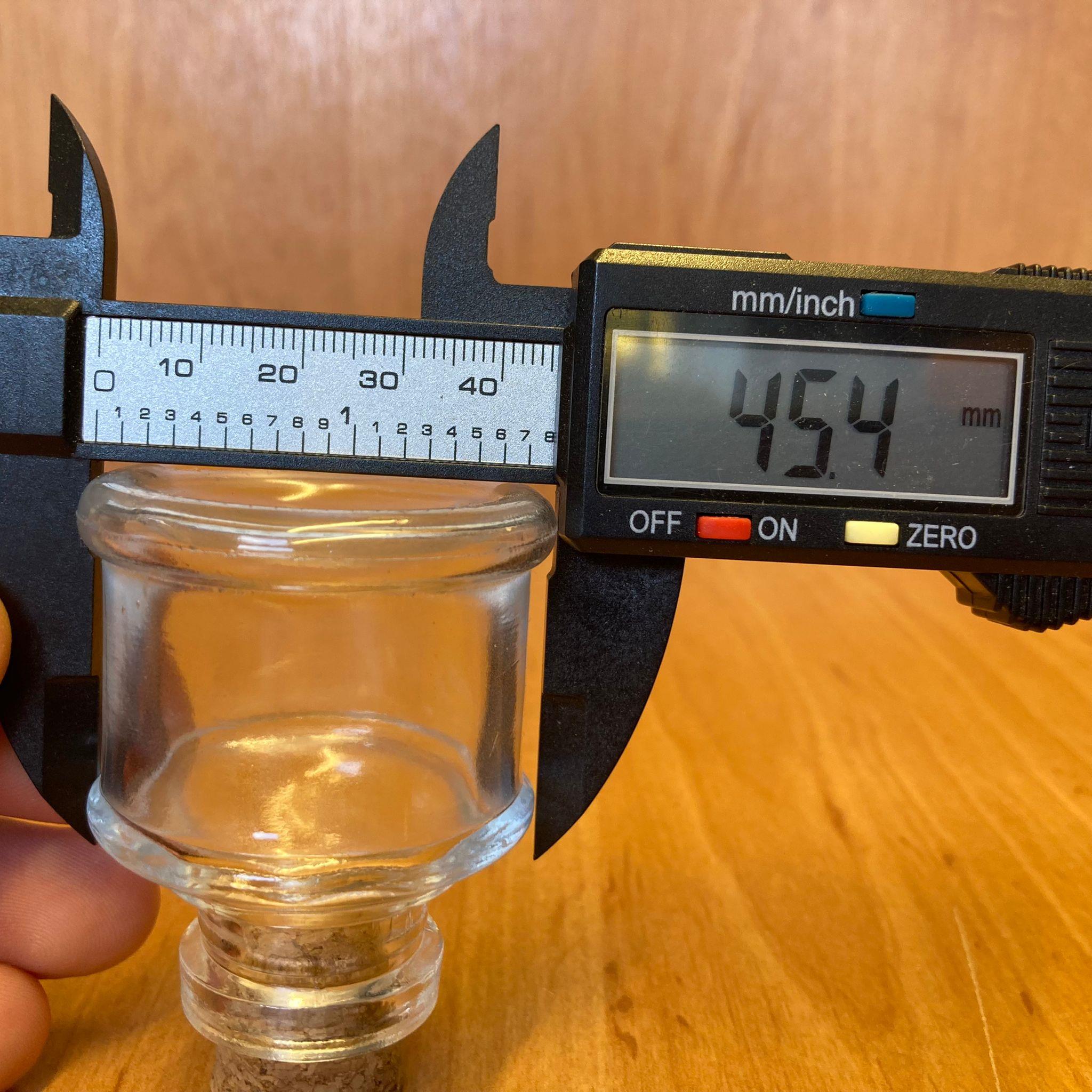 30 CC MÜREKKEP ŞİŞESİ - MANTAR TIPALI CAM ŞİŞE 30 ML