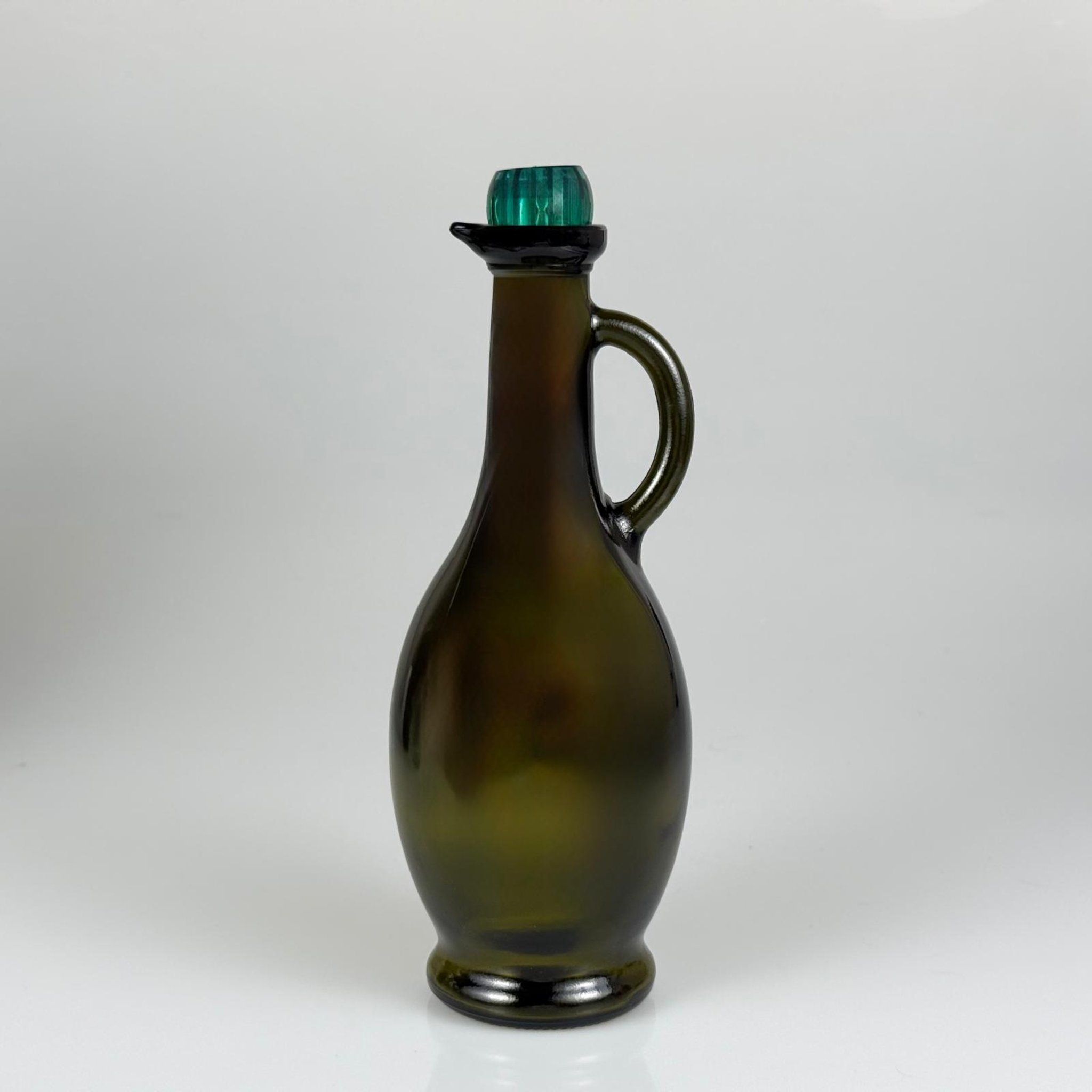 500 CC GAGALI KULPLU YAĞLIK CAM ŞİŞE - 500 ML GALON YAĞDANLIK ŞİŞE - YAĞ ŞİŞESİ - YEŞİL - YEŞİL MANTAR TIPALI