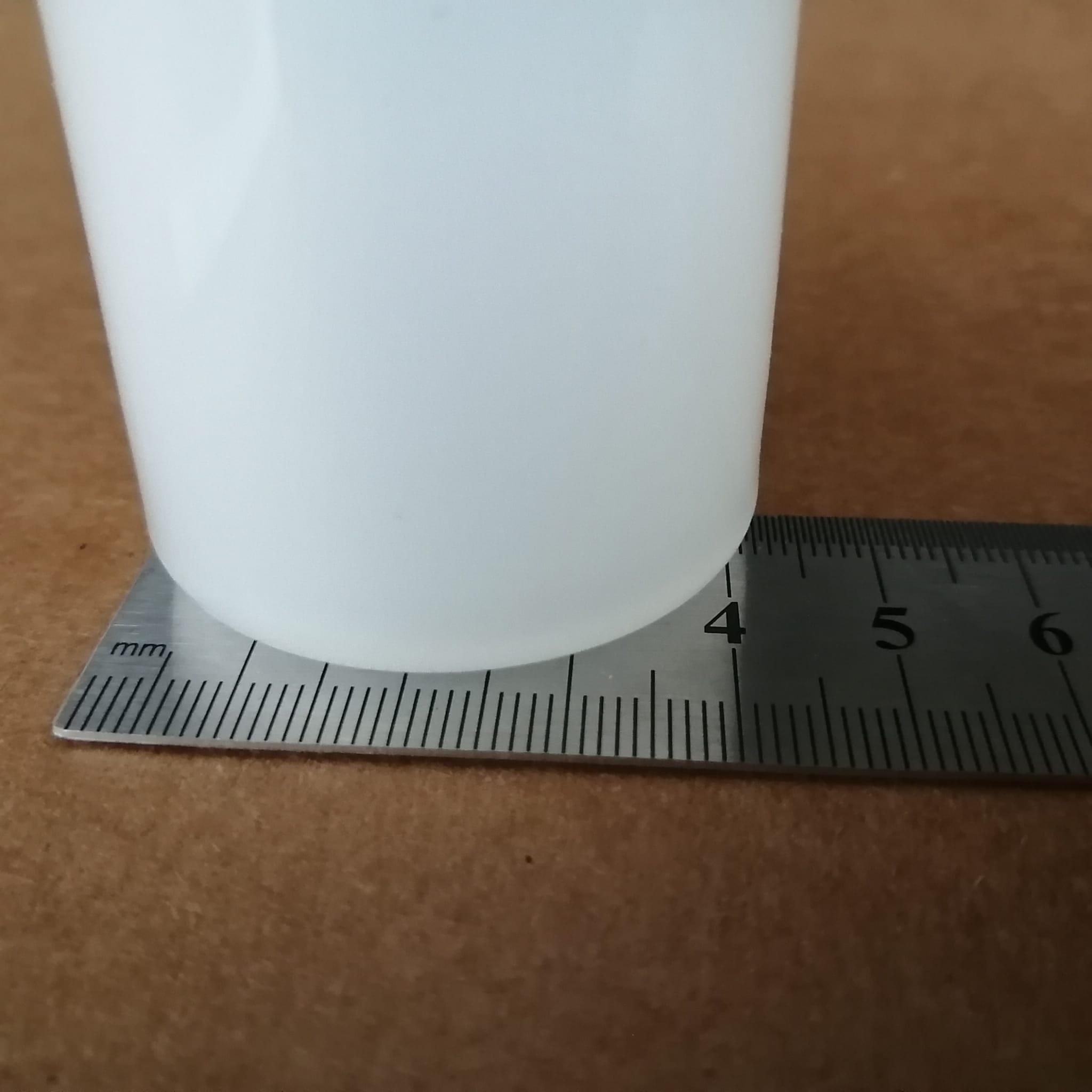 50 CC NATÜREL YARI SAYDAM PLASTİK KAVANOZ - VİDALI KAPAKLI
