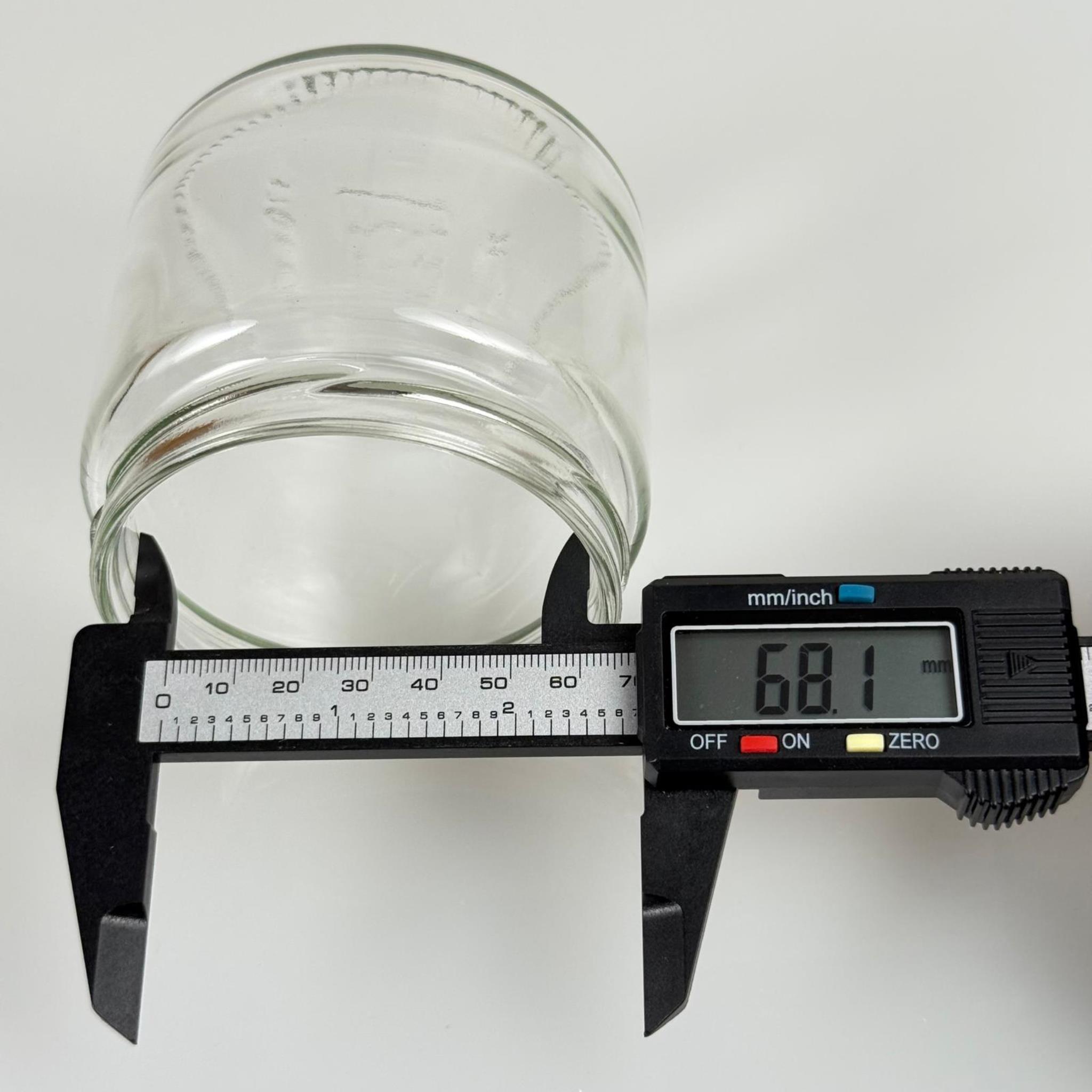 370 CC ALMAN KAVANOZ - GÜMÜŞ KAPAKLI - 370 ML DERİN KAPAKLI CAM KAVANOZ