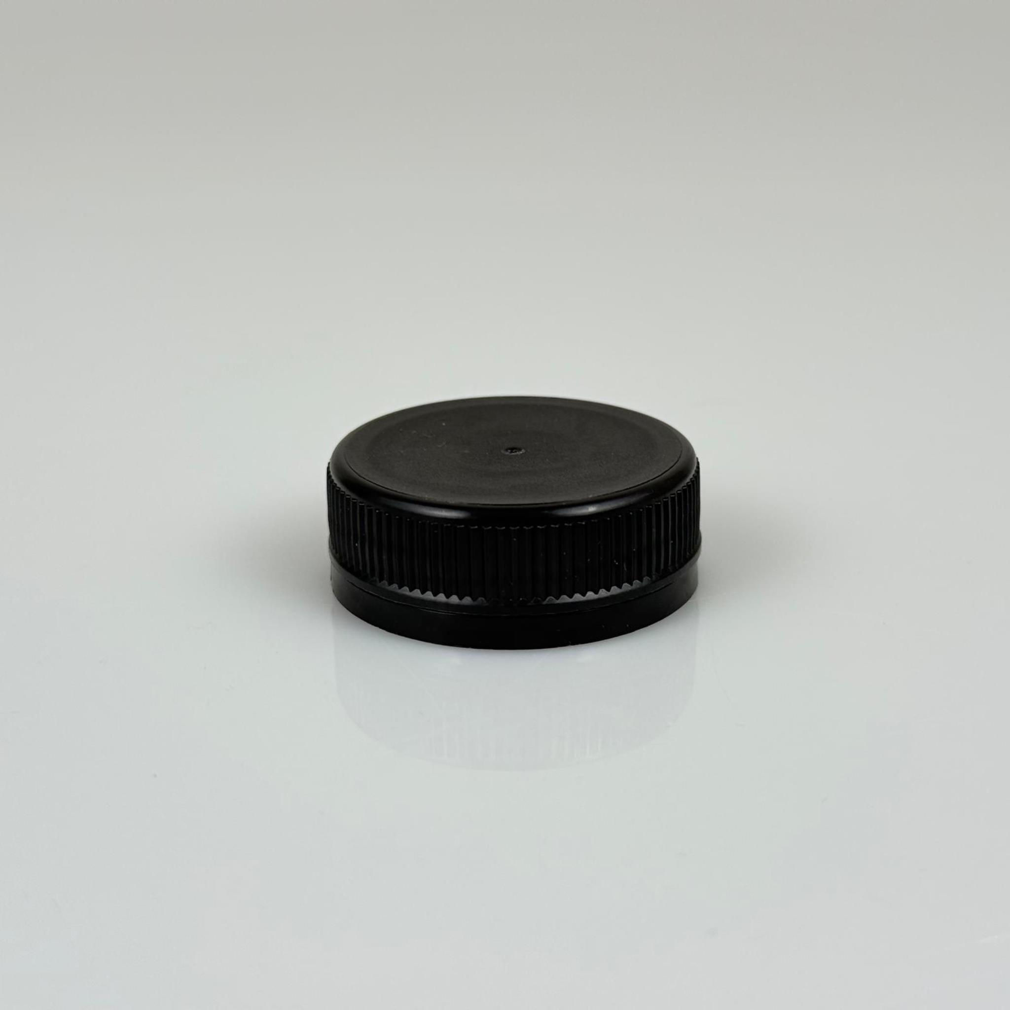 38 MM VİDALI KİLİTLİ PLASTİK KAPAK SİYAH - SU PETİ KAPAĞI - KİLİTLİ
