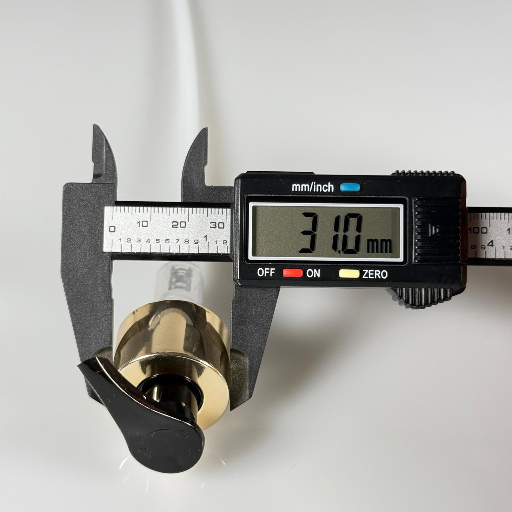 28 MM POMPA KİLİTLİ GOLD ALÜMİNYUM KAPLAMALI - SIVI SABUN POMPASI - UZUN HORTUMLU (30 CM)