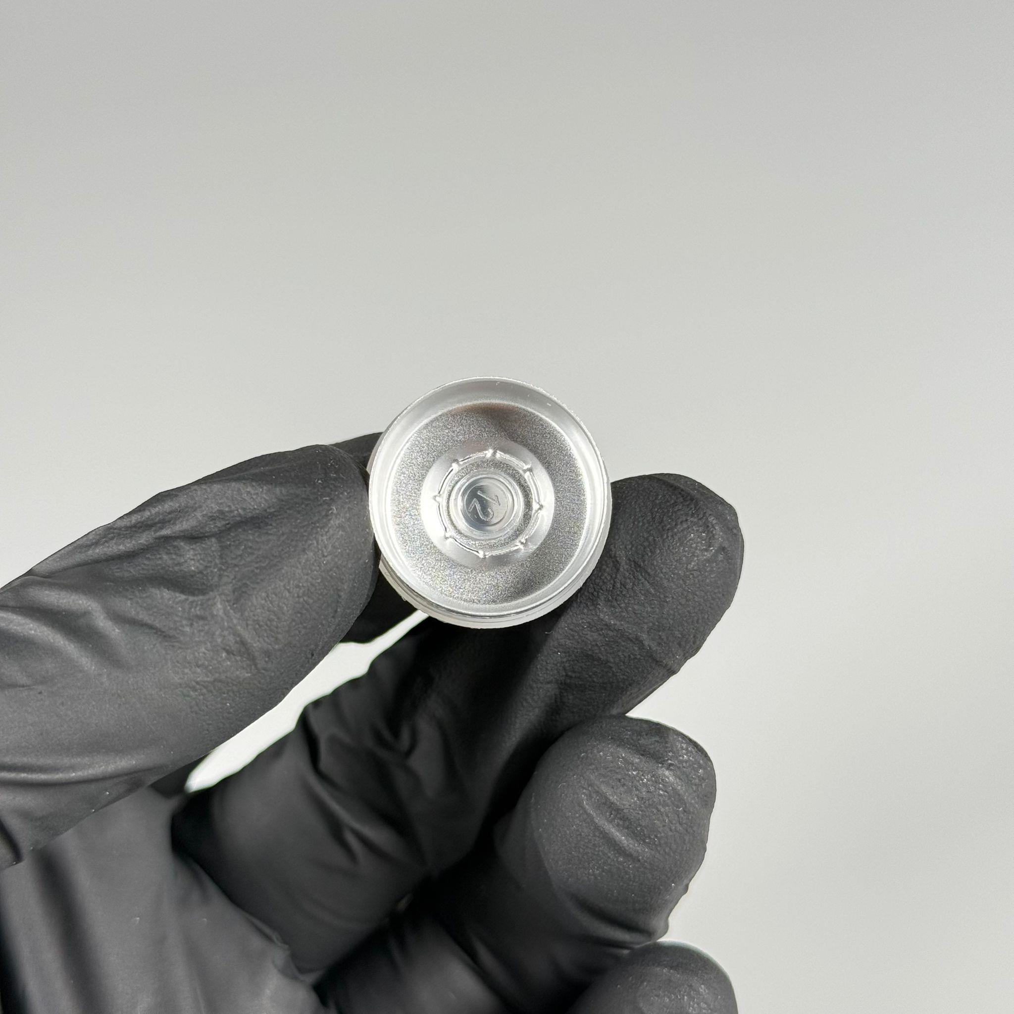 PENİSİLİN ALÜMİNYUM FLAKON KAPAK ŞEFFAF -  20 MM DÜZ RENKLİ FLİP-OFF KAPAK