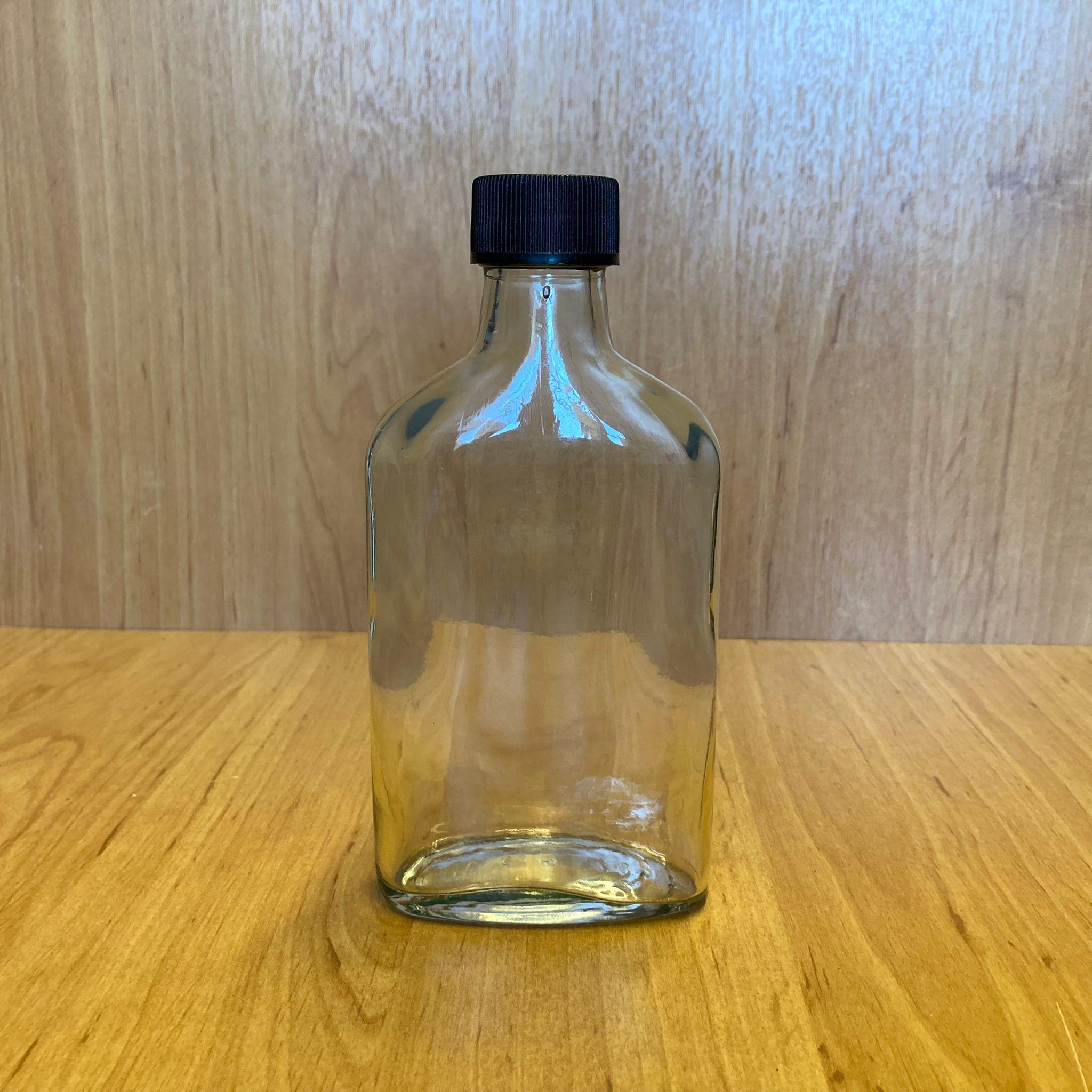 200 CC YASSI CAM ŞİŞE -SOĞUK KAHVE ŞİŞESİ- SİYAH PLASTİK KAPAKLI- 28 AĞIZ - 200 ML YASSI CAM ŞİŞE - COLDBREW ŞİŞESİ - İTHAL