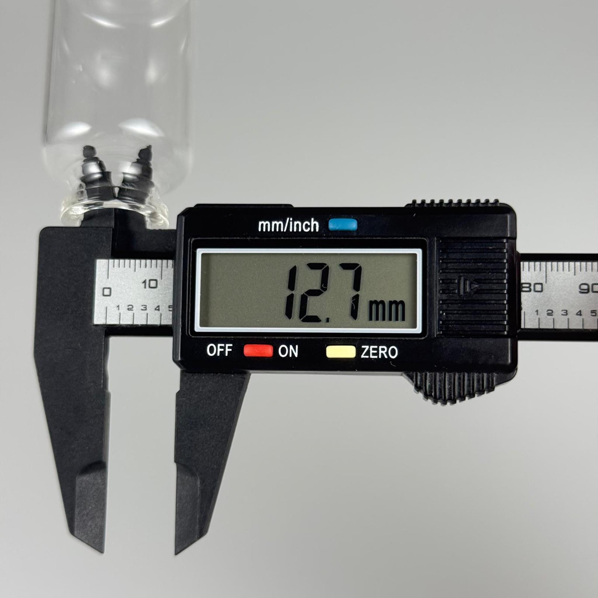 BOROSİLİKAT ŞEFFAF CAM ŞİŞE - 25 CC - 30x55 MM - ÇEKME CAM BORU FLAKON İNCE PENİSİLİN ŞİŞESİ - AĞIZ ÇAPI 20 MM