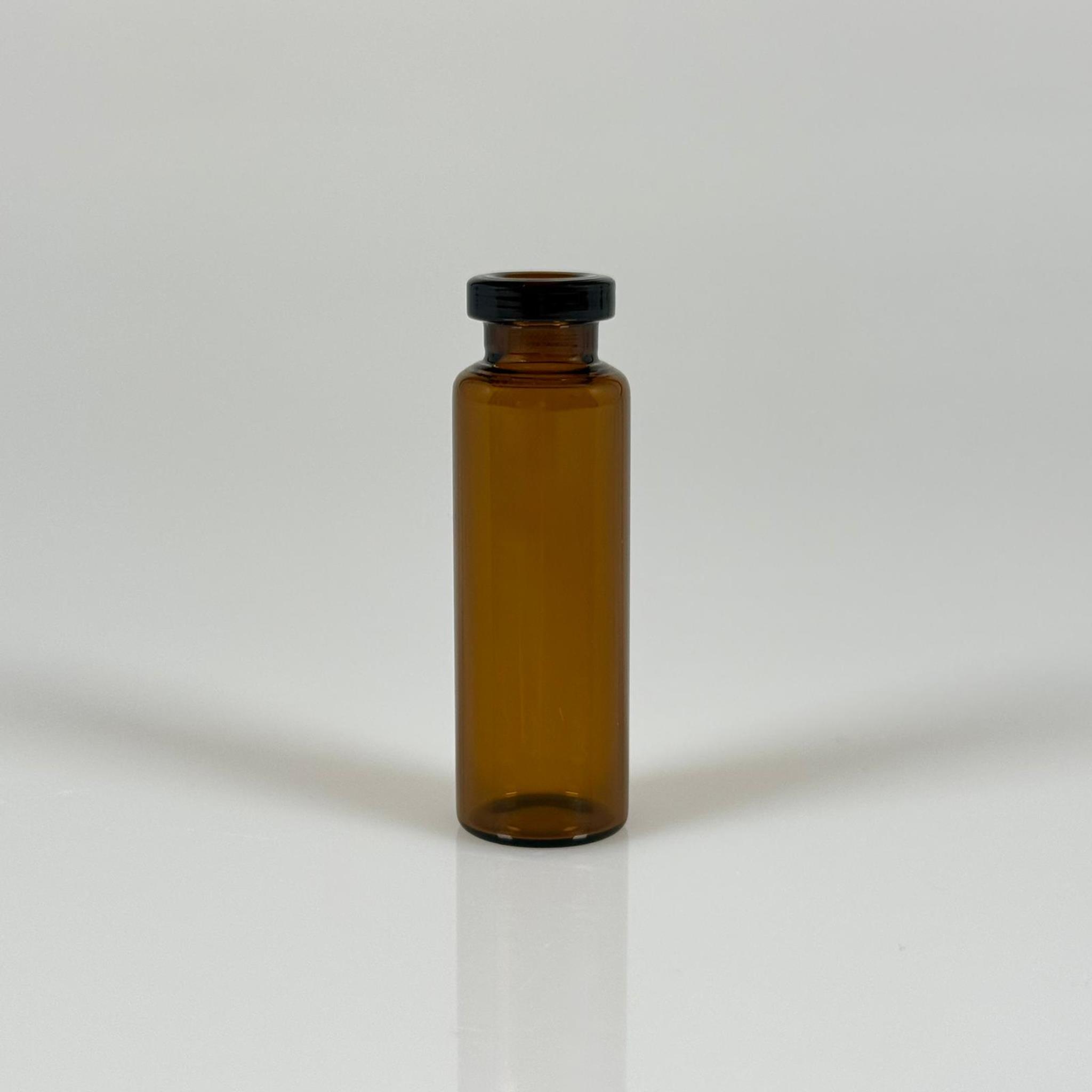 BOROSİLİKAT AMBER CAM ŞİŞE - 5 CC - 16x50 MM - ÇEKME CAM BORU FLAKON İNCE PENİSİLİN ŞİŞESİ - AĞIZ ÇAPI 13 MM