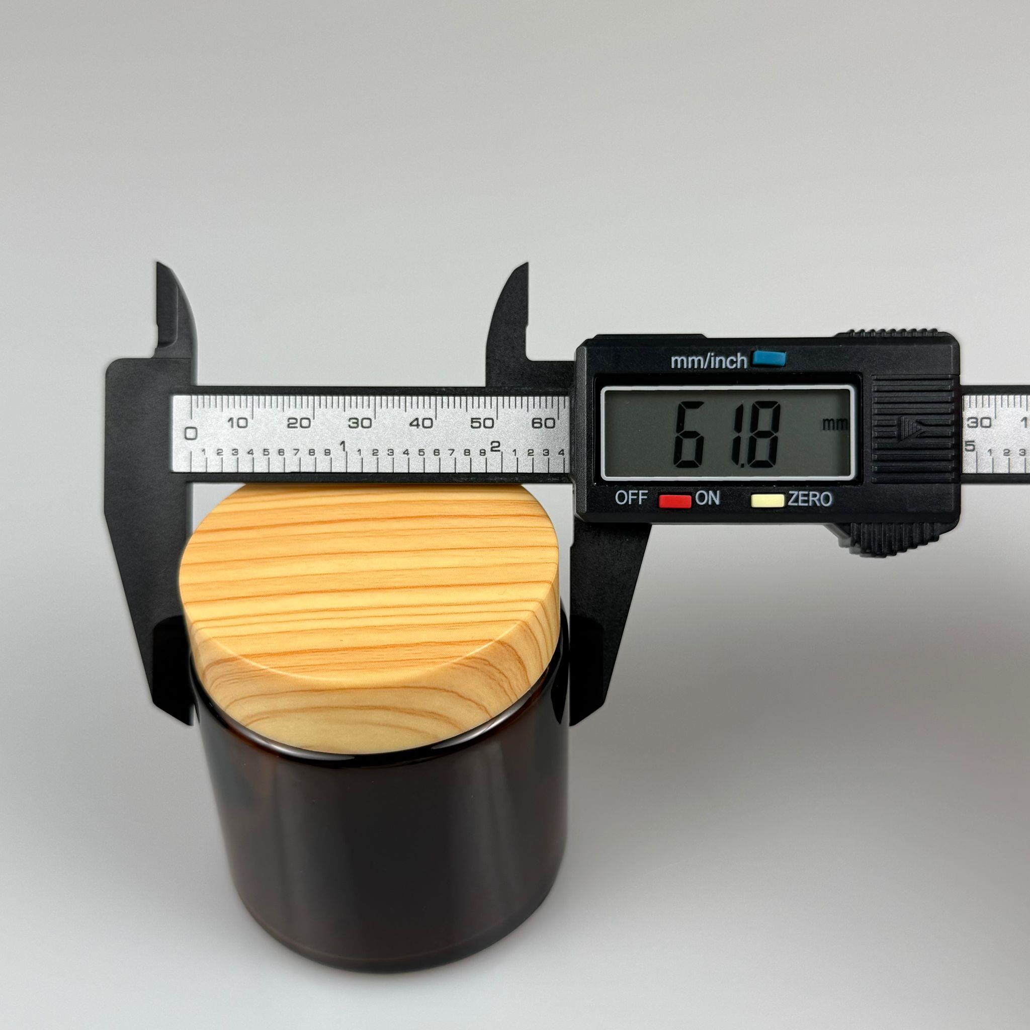 100 CC CAM AMBER KREM KAVANOZU - AHŞAP DESENLİ PLASTİK KAPAKLI İÇ CONTALI - 100 ML KAHVERENGİ CAM KAVANOZ  - KOZMETİK KAVANOZ