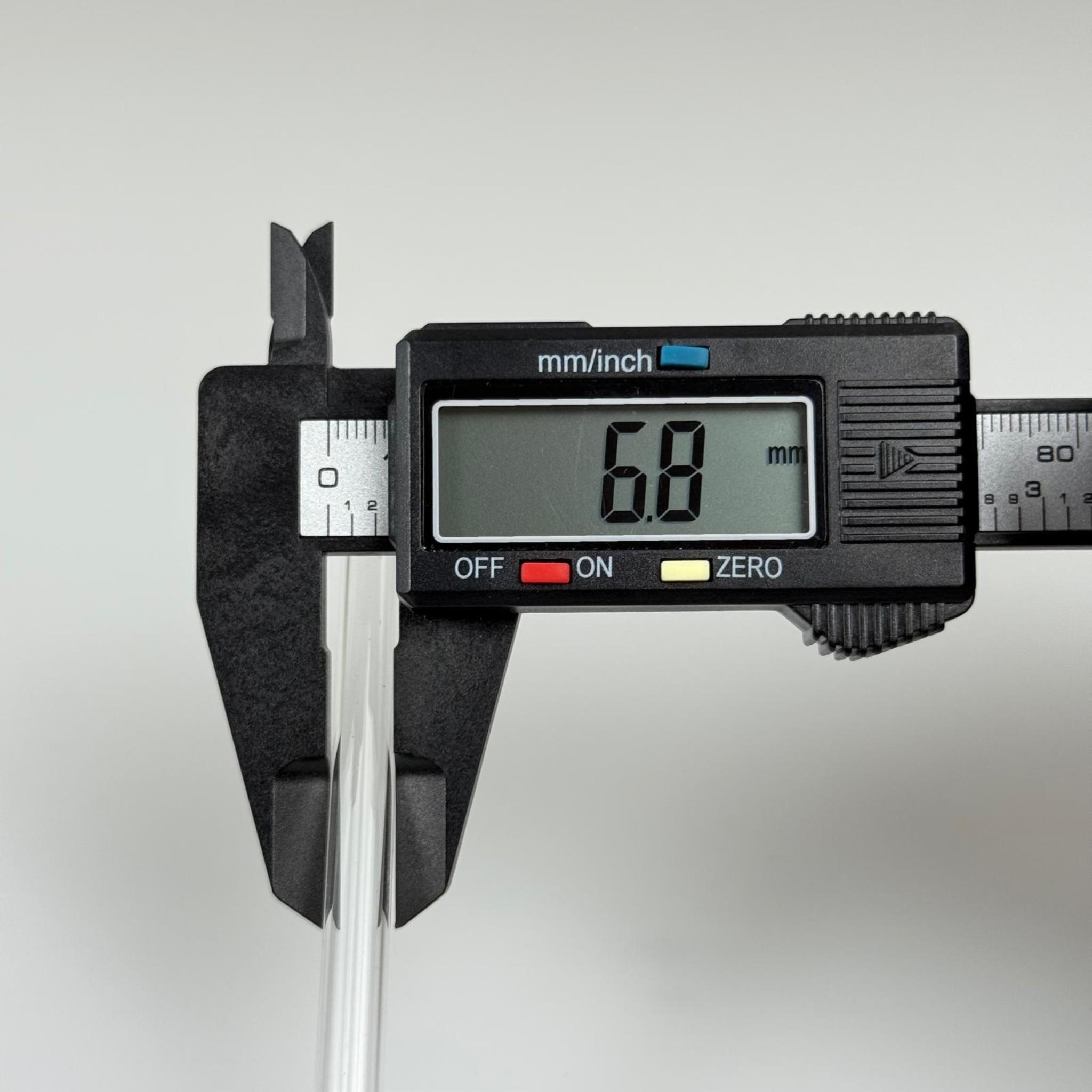 132 MM CAM ÇUBUK - DAMLALIKLI ŞİŞE İÇİN CAM PİPET (100 CC YASSI ŞİŞE İÇİN)