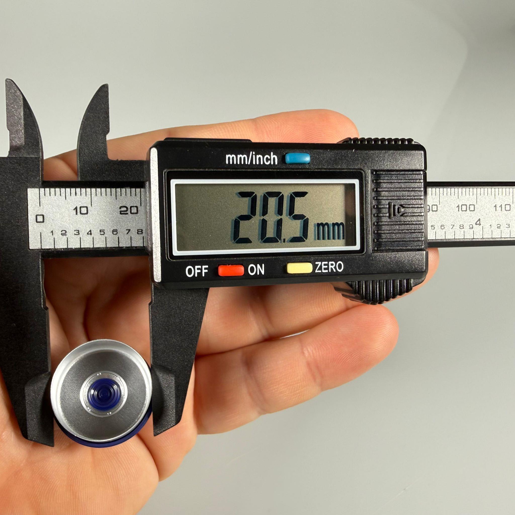 PENİSİLİN ALÜMİNYUM FLAKON KAPAK LACİVERT -  20 MM DÜZ RENKLİ FLİP-OFF KAPAK